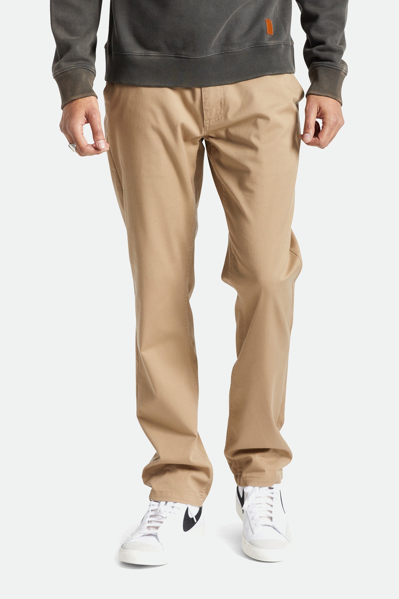 Brixton Choice Chino Bukser Herre Khaki | 9835APSHL