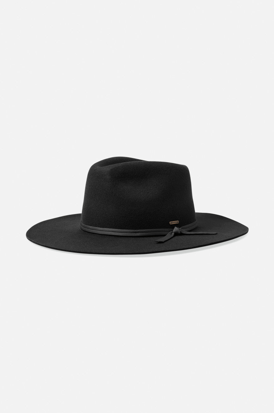 Brixton Cohen Cowboy Hat Hat Dame Sort | 5694ZRKQT