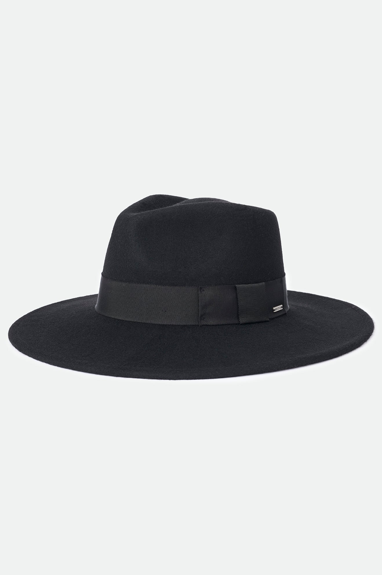 Brixton Joanna Felt Hat Hat Dame Sort | 0769PMFZC