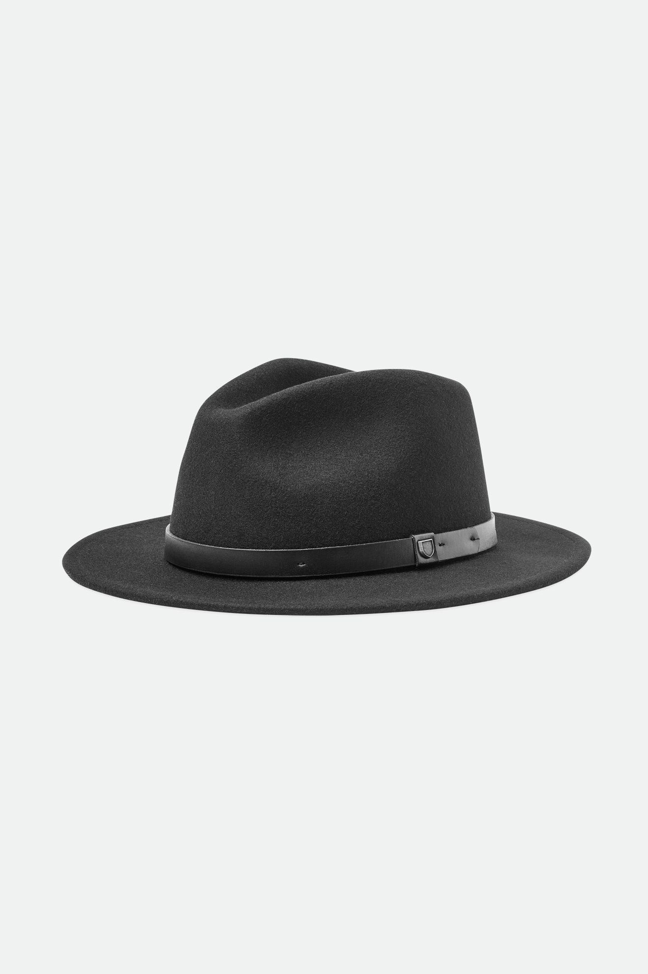 Brixton Messer Fedora Fedoras Dame Sort | 0172KPEUR