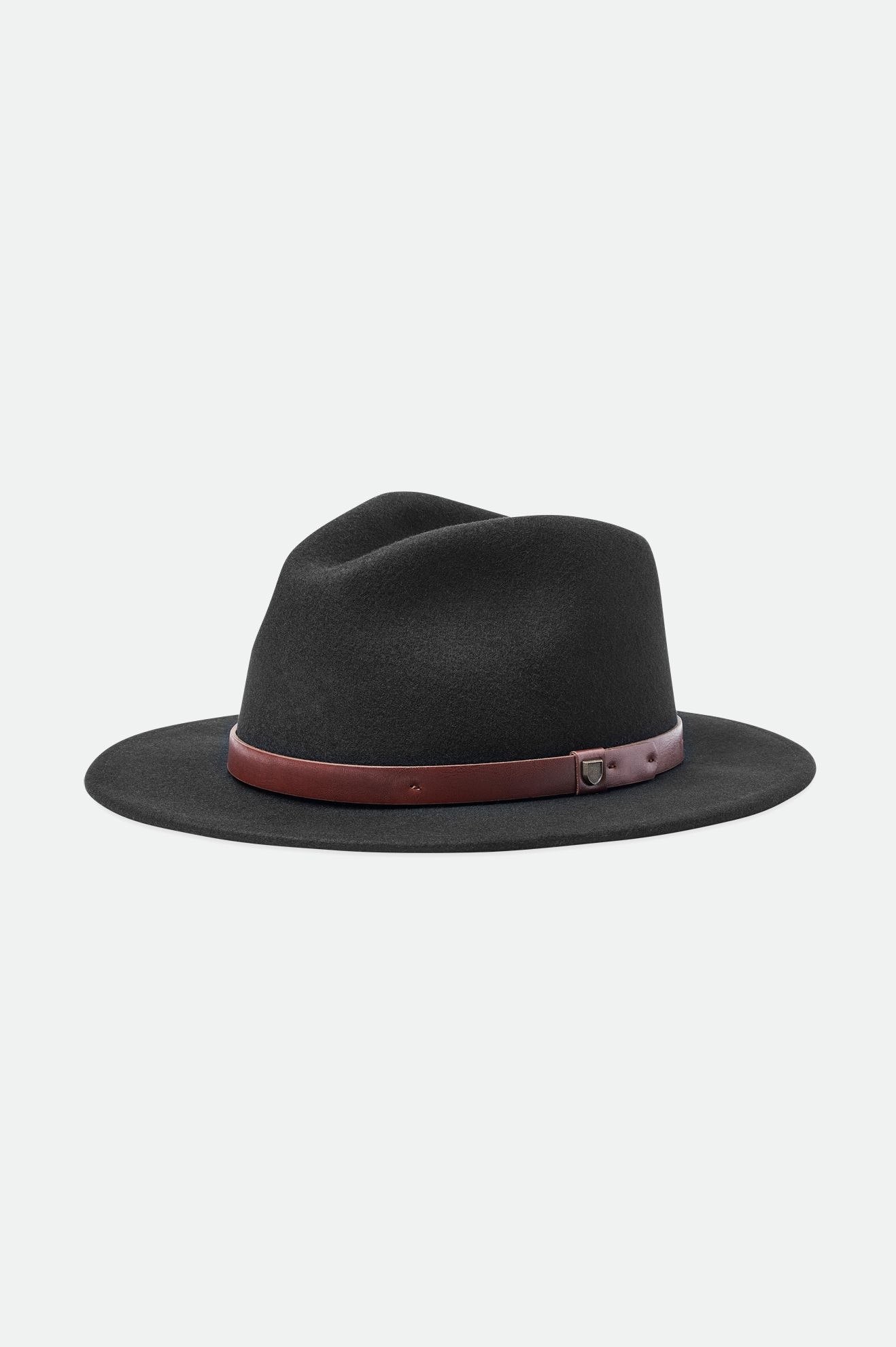 Brixton Messer Fedoras Herre Sort | 7142BHWLJ