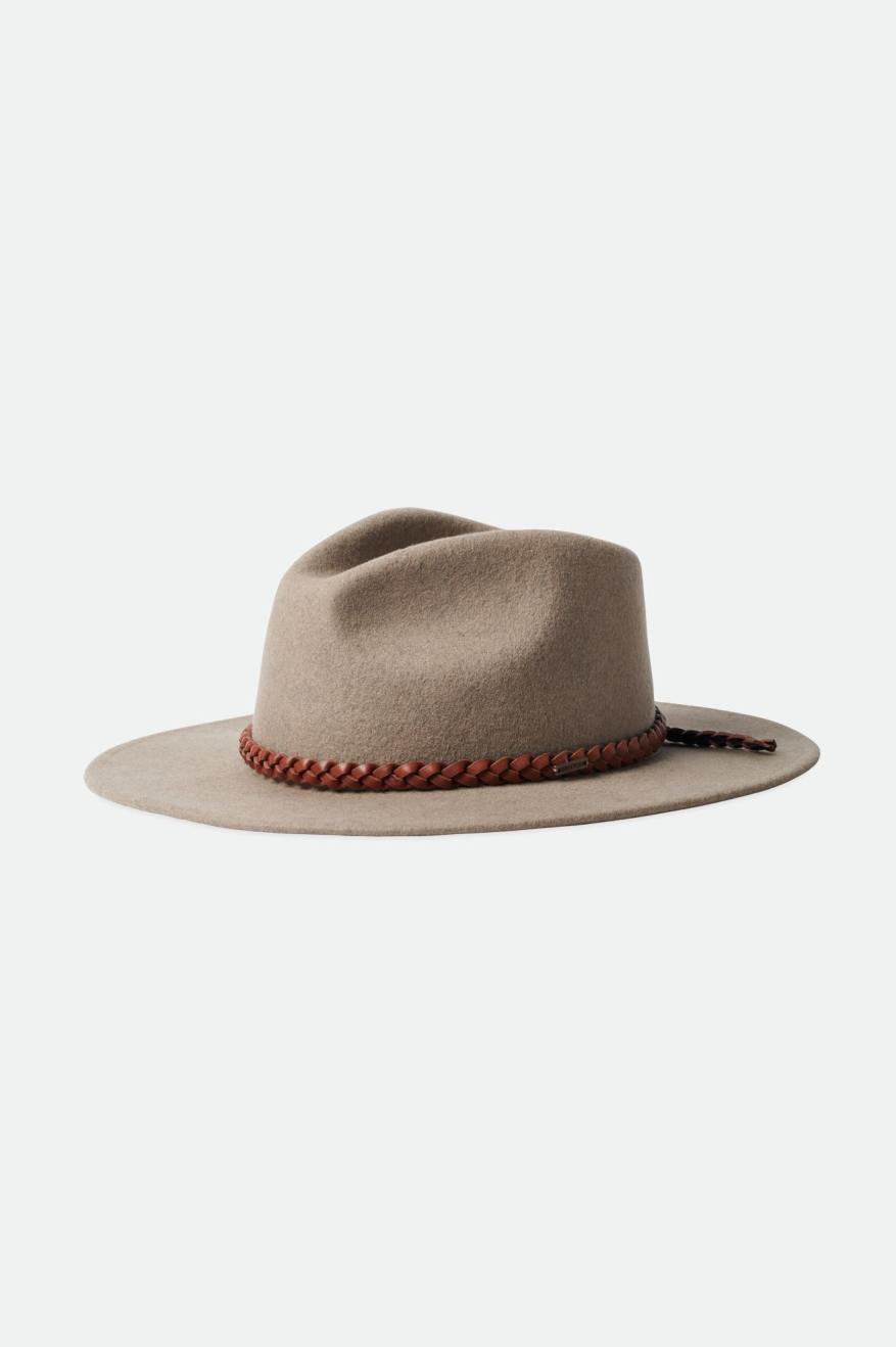 Brixton Messer Western Fedora Fedoras Dame Beige | 6012TJWID