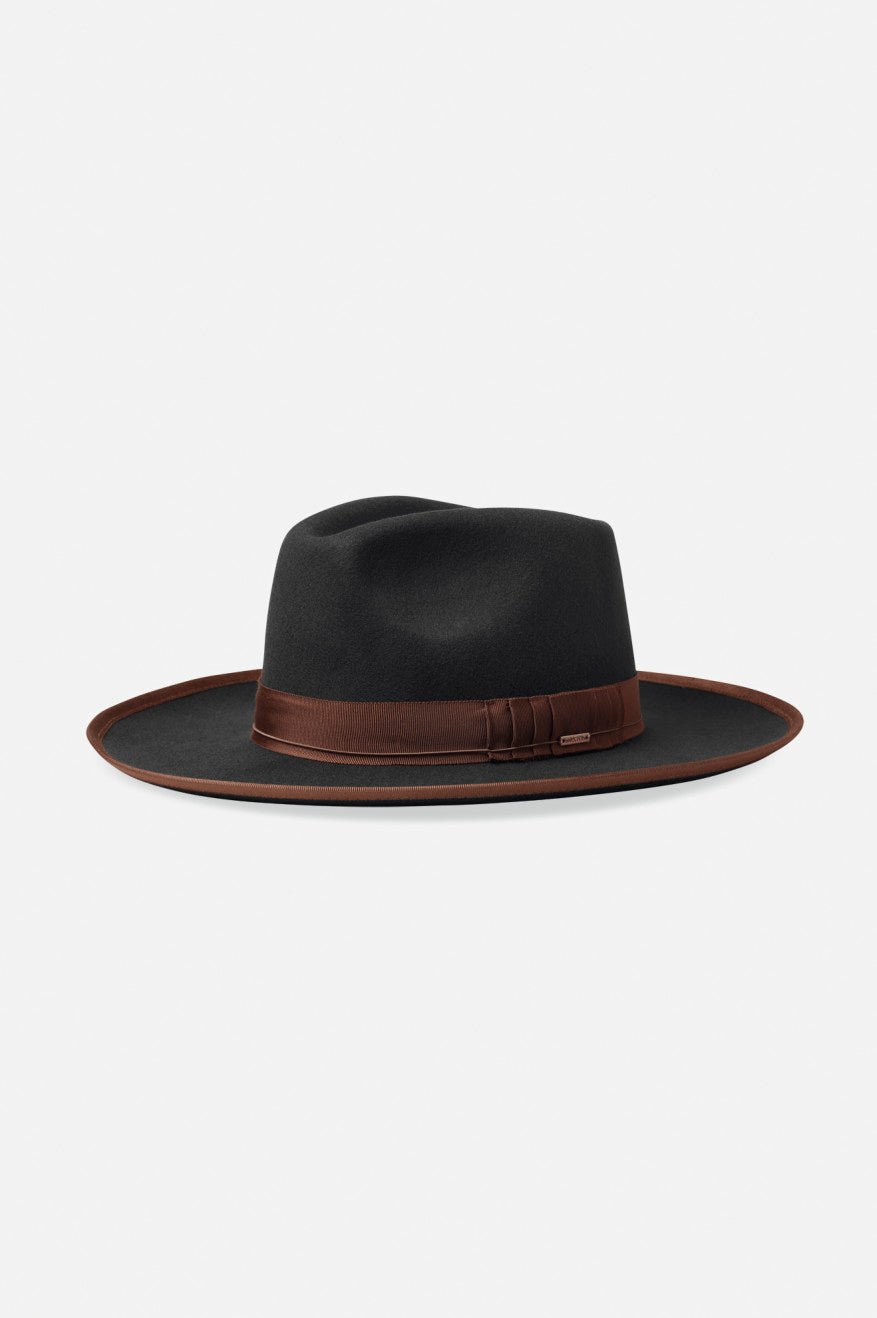 Brixton Reno Fedoras Herre Sort Brune | 6790NSVTE