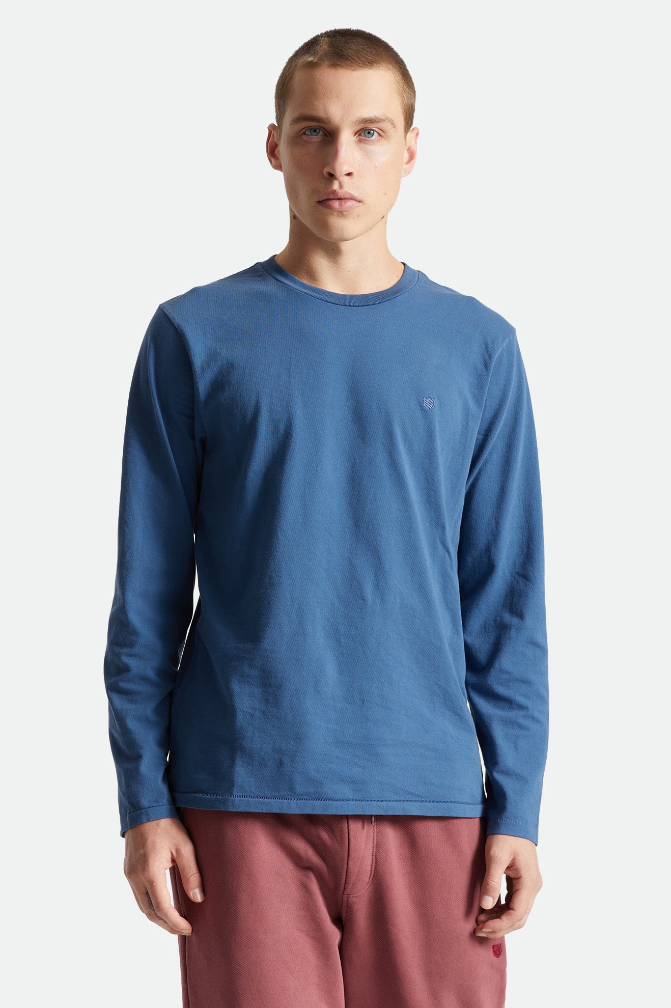 Brixton Vintage Reserve L/S Strikkevarer Herre Blå | 3069CRLOH