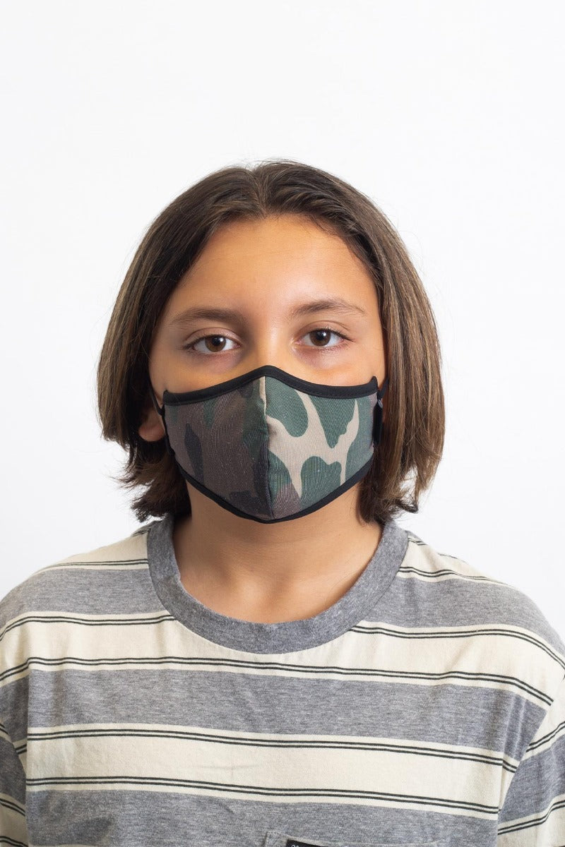 Brixton Youth Antimicrobial Maske Unisex Camo | 6982XDGYM