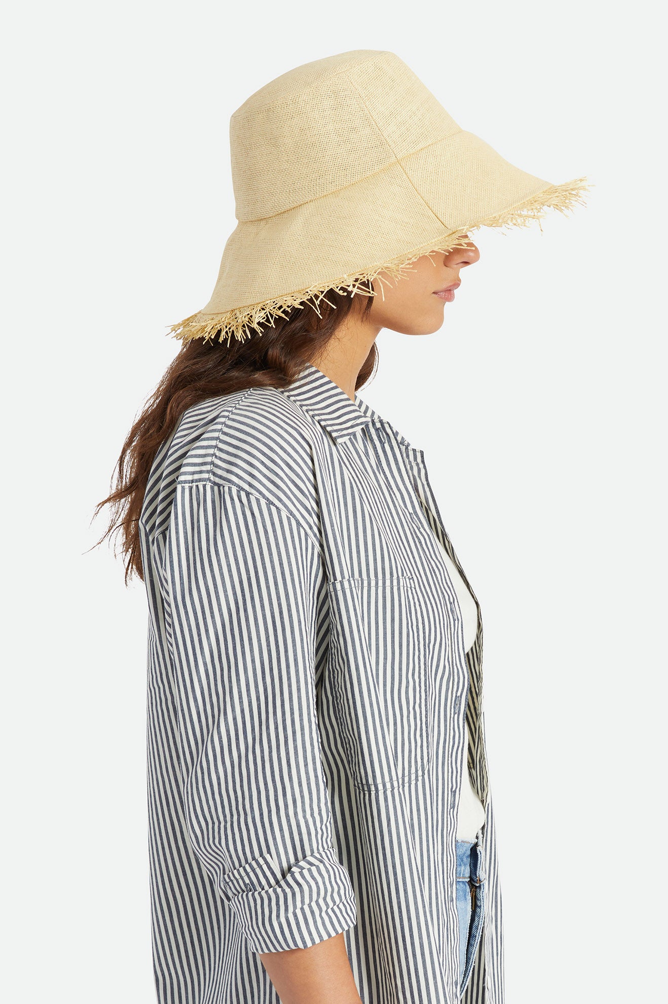 Brixton Alice Straw Hat Dame Brune | 4917WNLBS