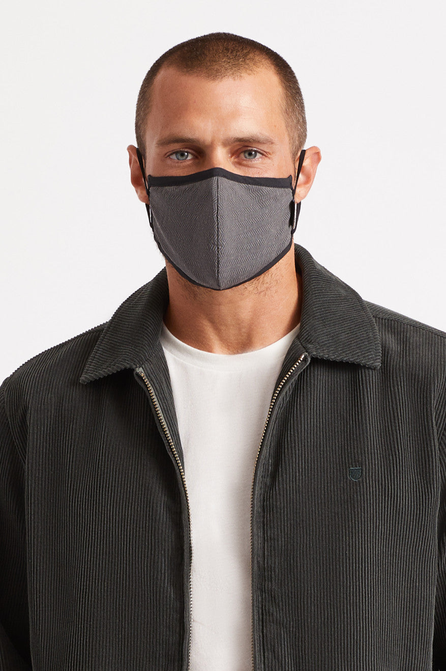 Brixton Antimicrobial 4-Way Stretch Maske Unisex Sort | 1268XJFNA