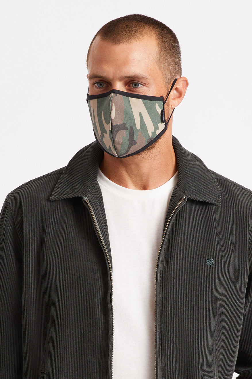 Brixton Antimicrobial 4-Way Stretch Maske Unisex Camo | 3261KLXSI