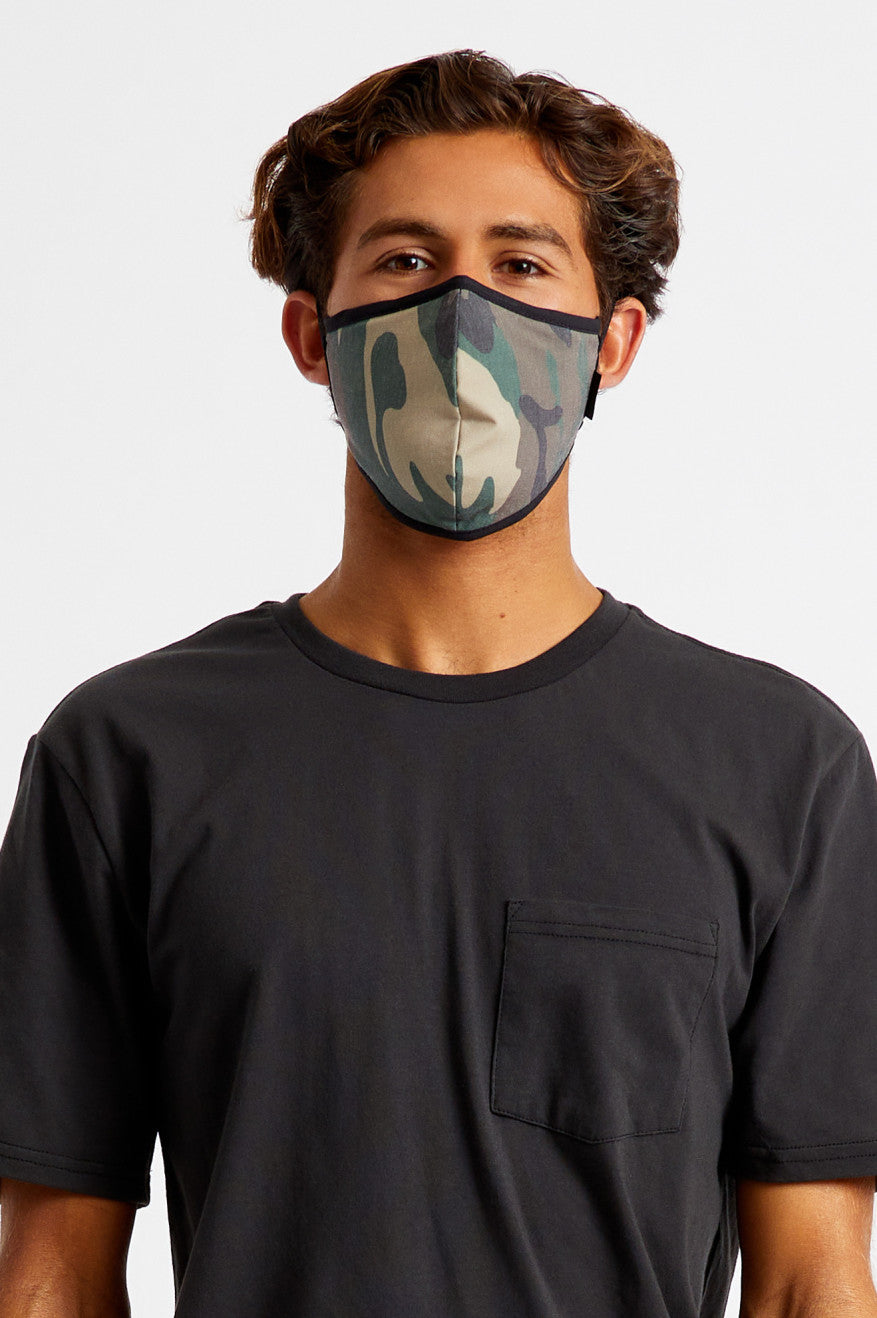 Brixton Antimicrobial 4-Way Stretch Maske Unisex Camo | 3261KLXSI