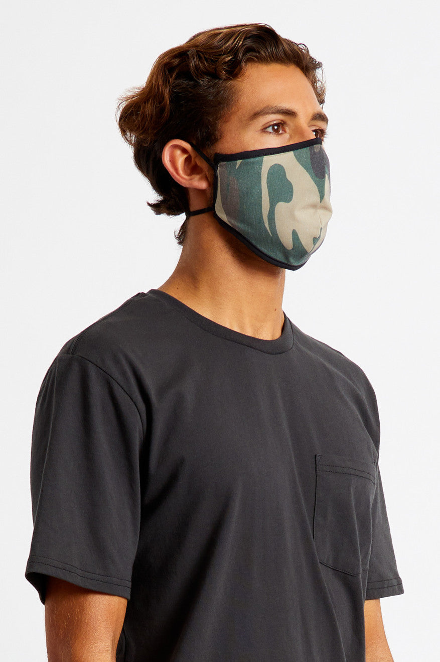 Brixton Antimicrobial 4-Way Stretch Maske Unisex Camo | 3261KLXSI