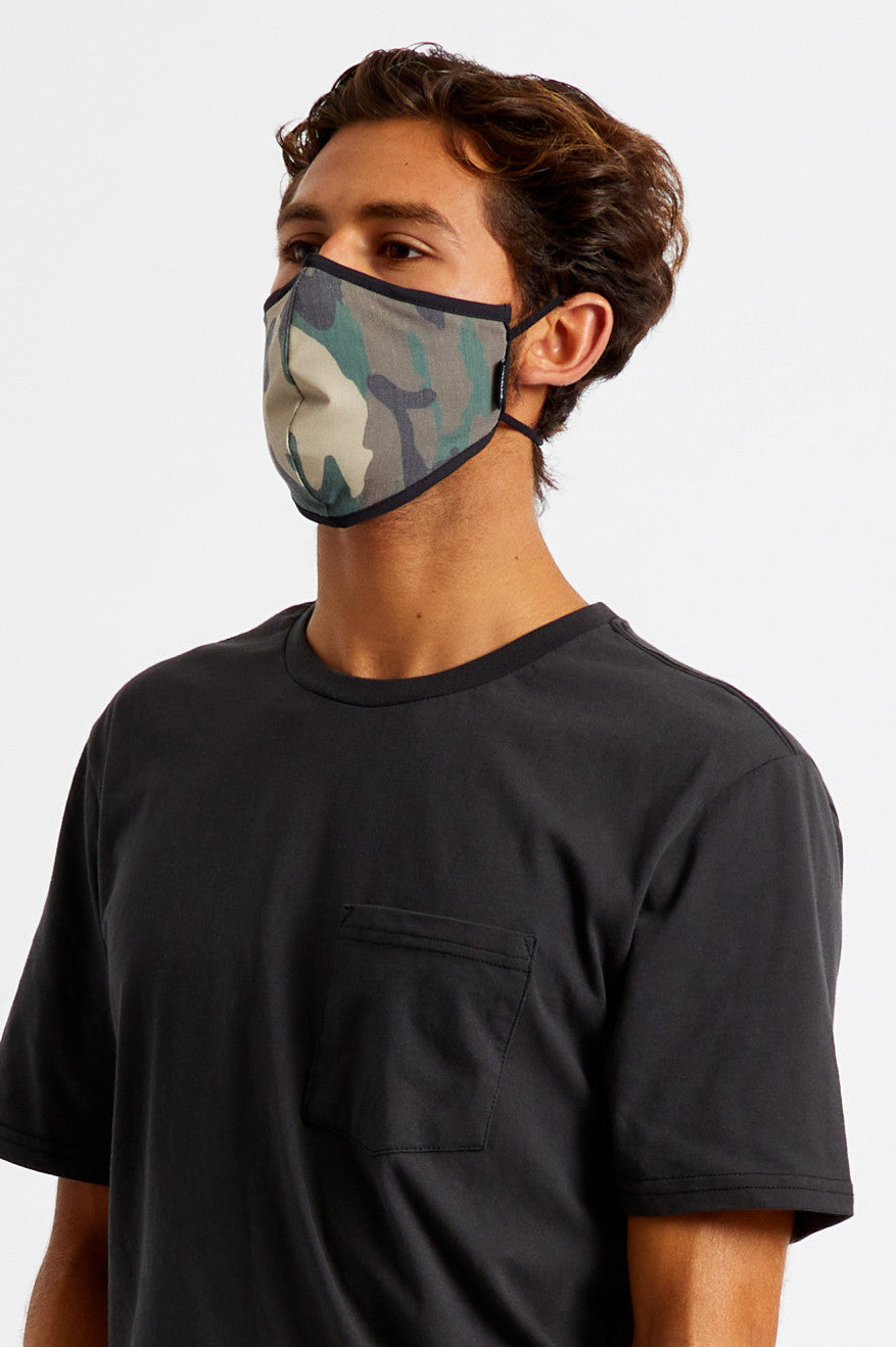 Brixton Antimicrobial 4-Way Stretch Maske Unisex Camo | 3261KLXSI