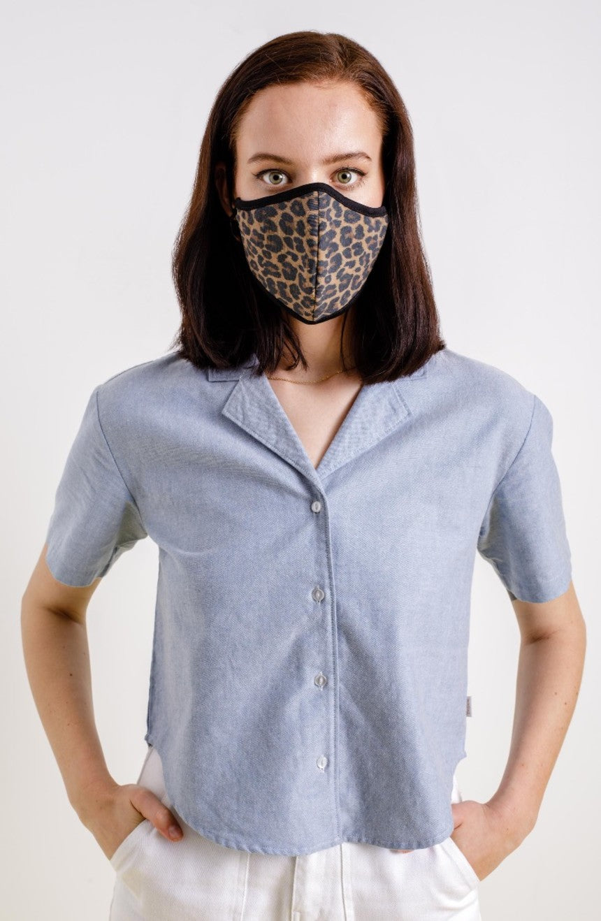 Brixton Antimicrobial 4-Way Stretch Maske Unisex Leopard | 3752HJTLB