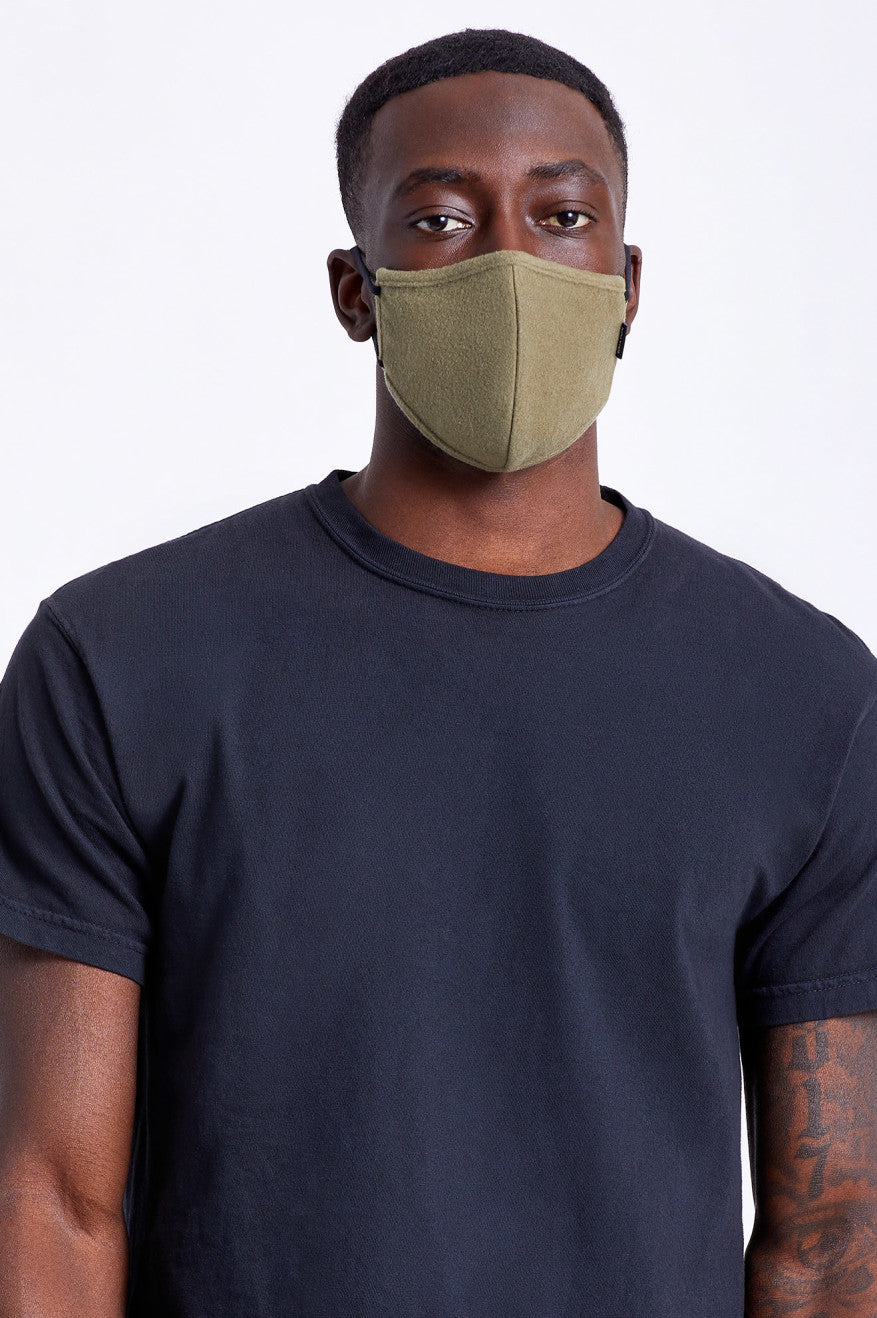 Brixton Arctic Fleece Maske Unisex Olivengrøn | 4653SBQKD