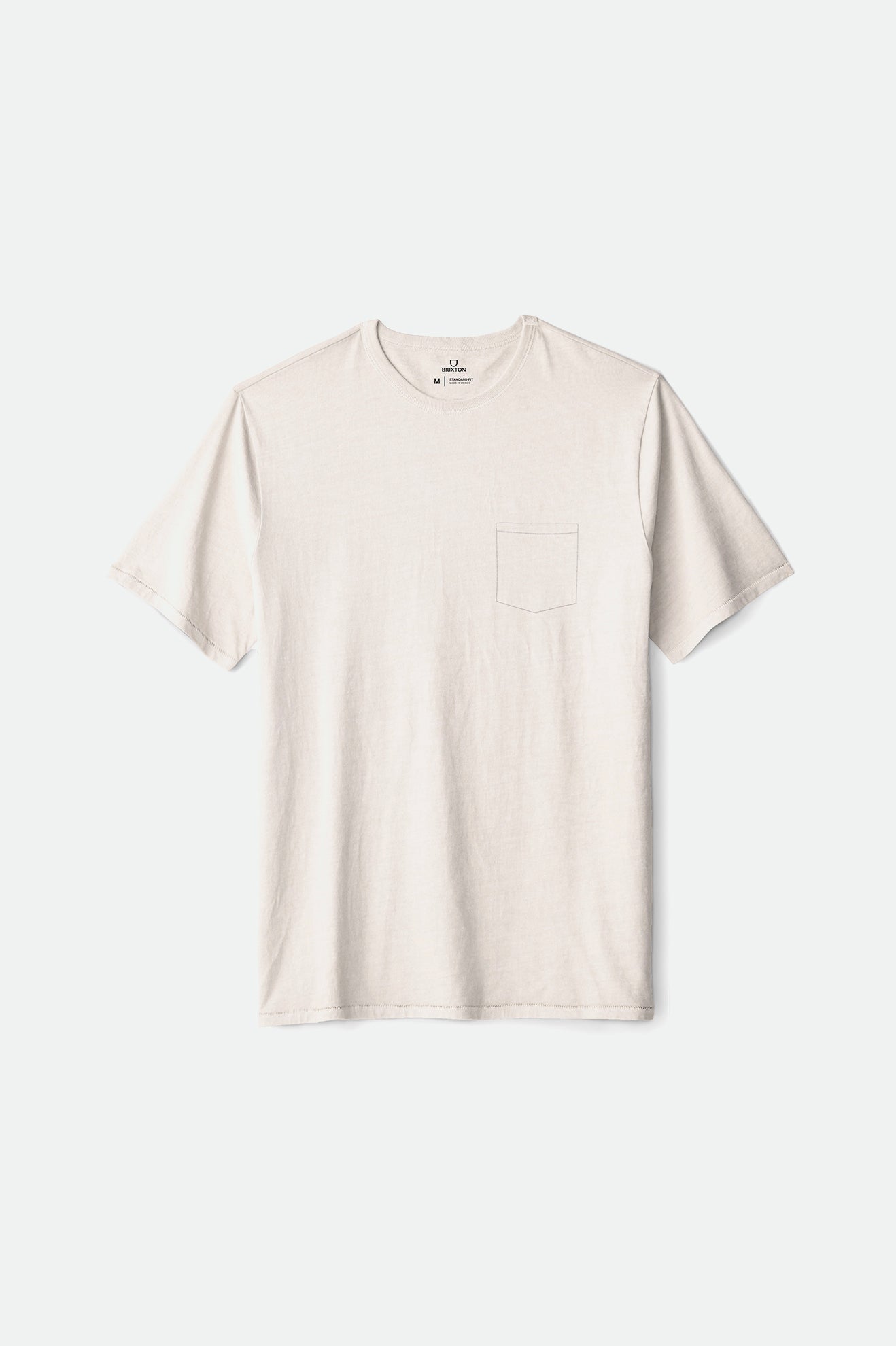 Brixton Basic S/S Pocket Toppe Herre Hvide | 0362YMNQU