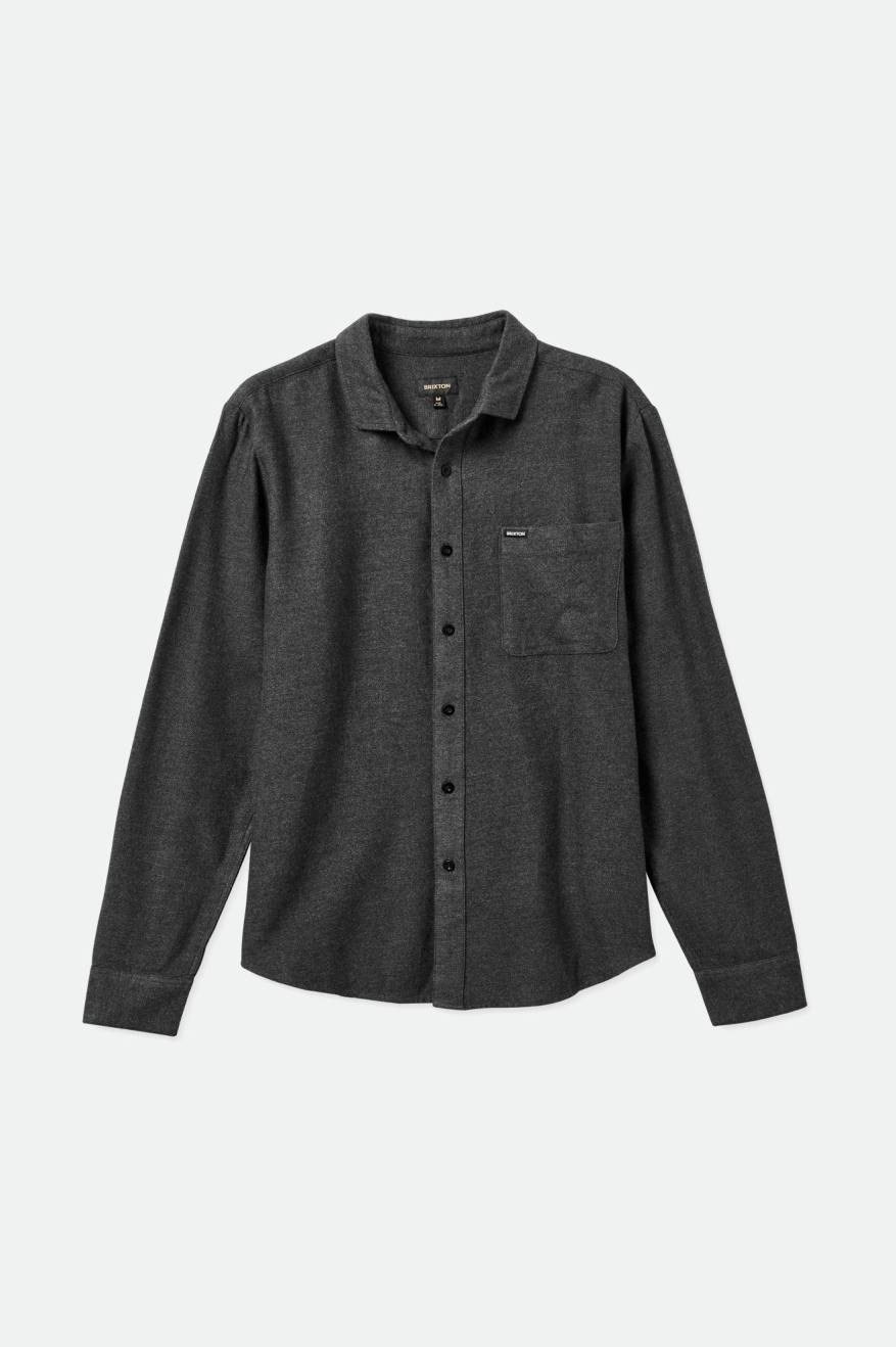 Brixton Bixby Reserve L/S Flanell Toppe Herre Sort | 2609MFJRV