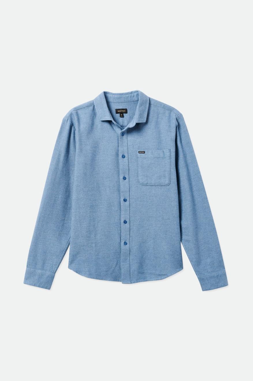 Brixton Bixby Reserve L/S Flanell Toppe Herre Blå | 3947TGMQN