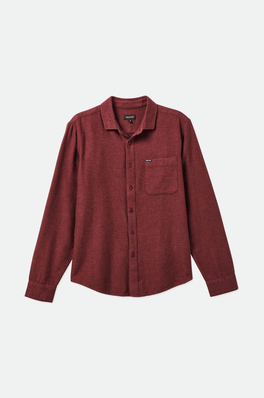 Brixton Bixby Reserve L/S Flanell Toppe Herre Rød | 5683AIGRZ