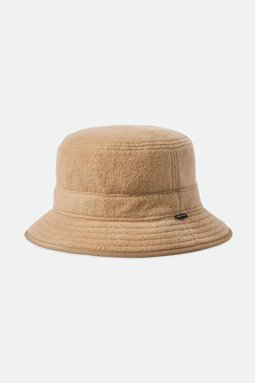 Brixton Blanket Fleece Packable Hat Herre Beige | 1826VBJFE