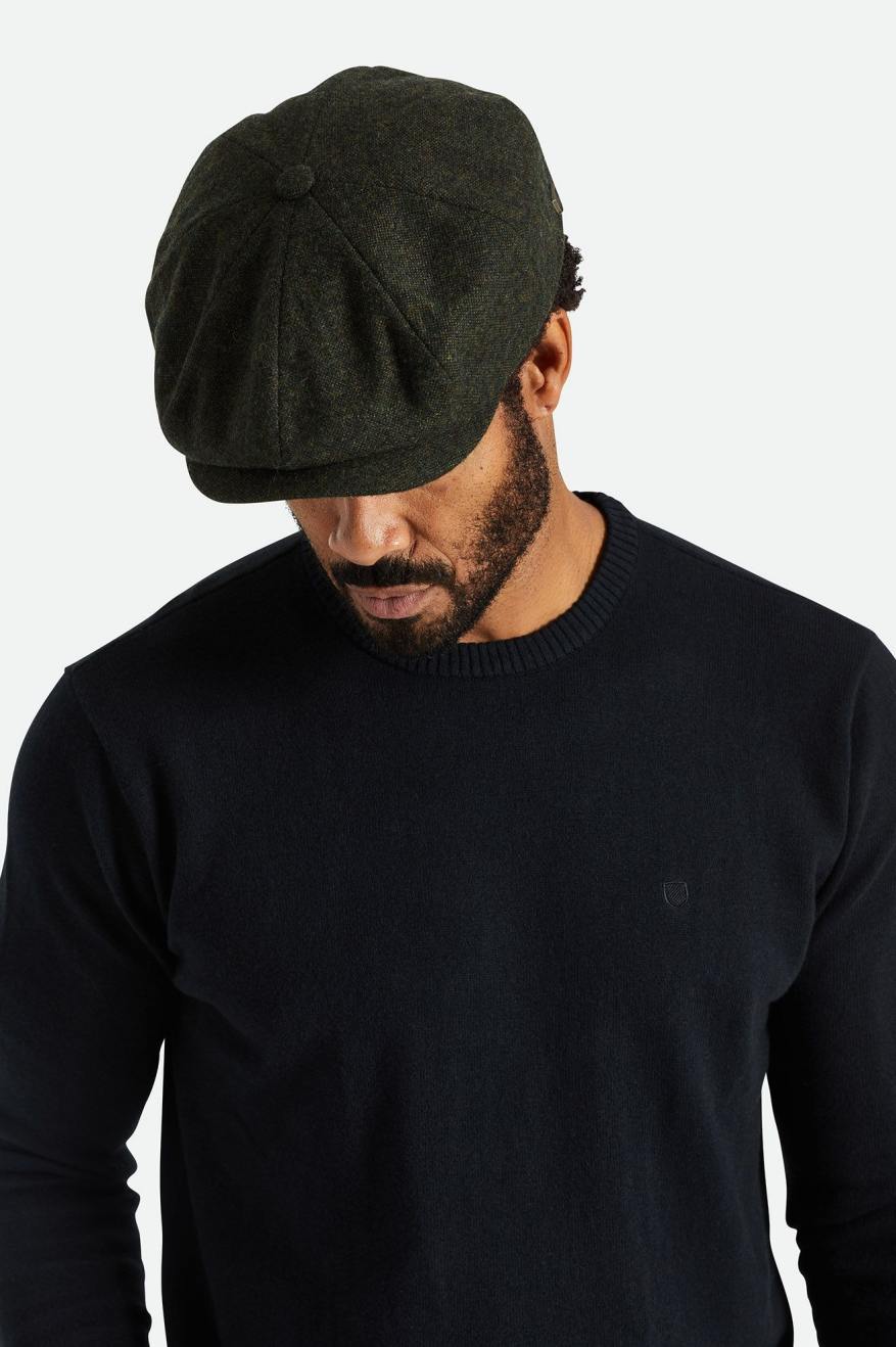 Brixton Brood Baggy Snap Hat Herre Grøn | 0623DKMON