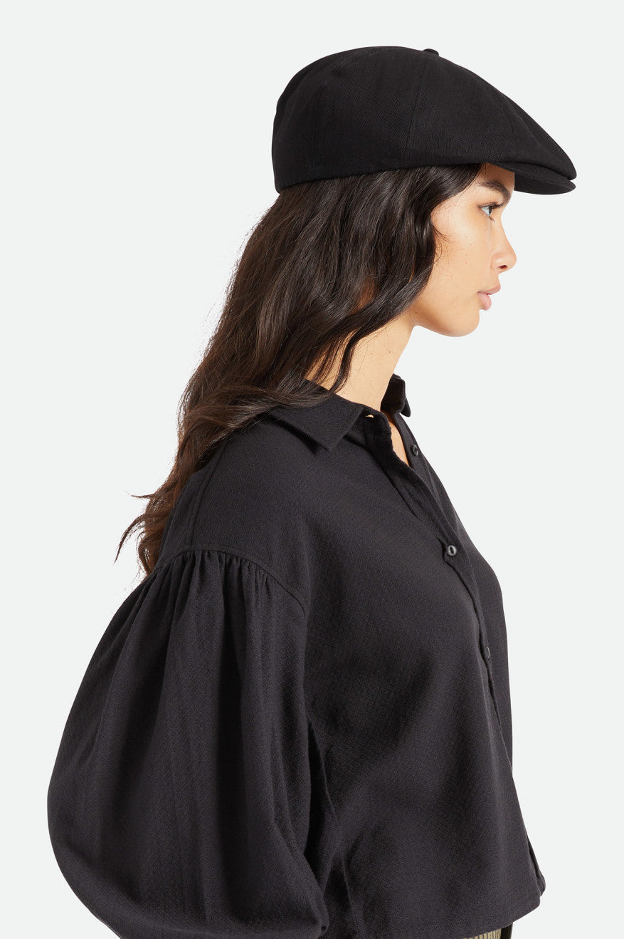 Brixton Brood Hat Dame Sort | 8240NPGMB