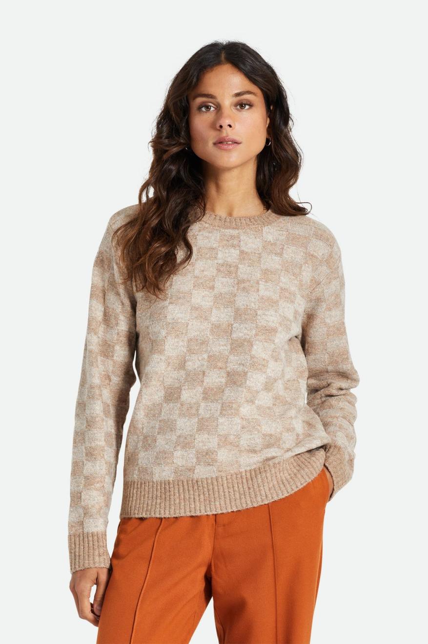 Brixton Carmen Sweater Toppe Dame Hvide | 0876SIHWY