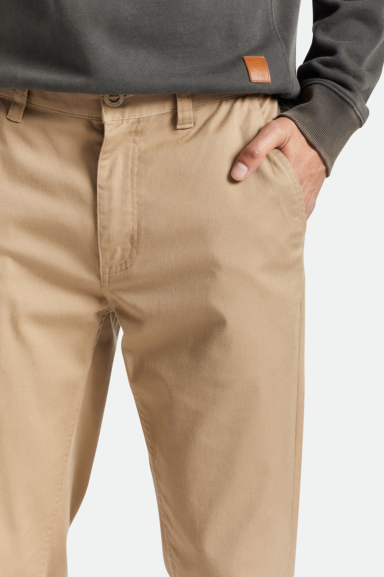 Brixton Choice Chino Bukser Herre Khaki | 9835APSHL