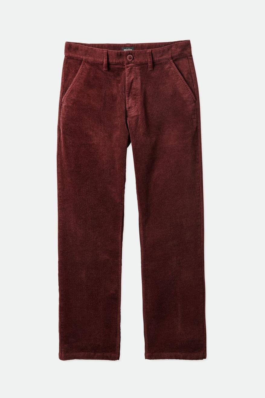 Brixton Choice Chino Regular Bukser Herre Rød | 2975AXNZE