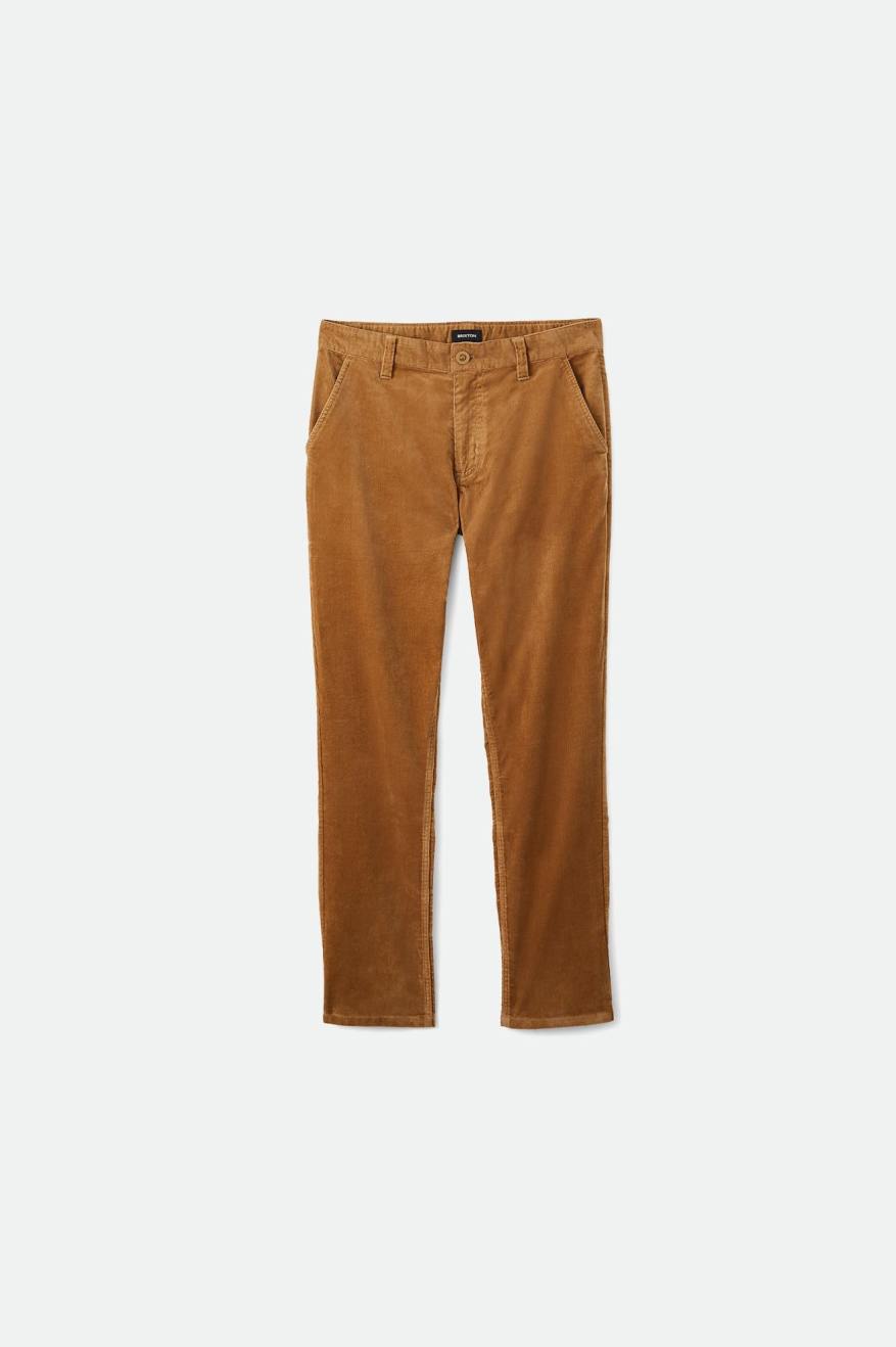 Brixton Choice Chino Regular Bukser Herre Khaki | 5197OVJKL