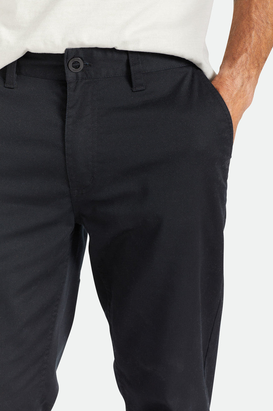 Brixton Choice Chino Regular Bukser Herre Sort | 5926SJEHZ