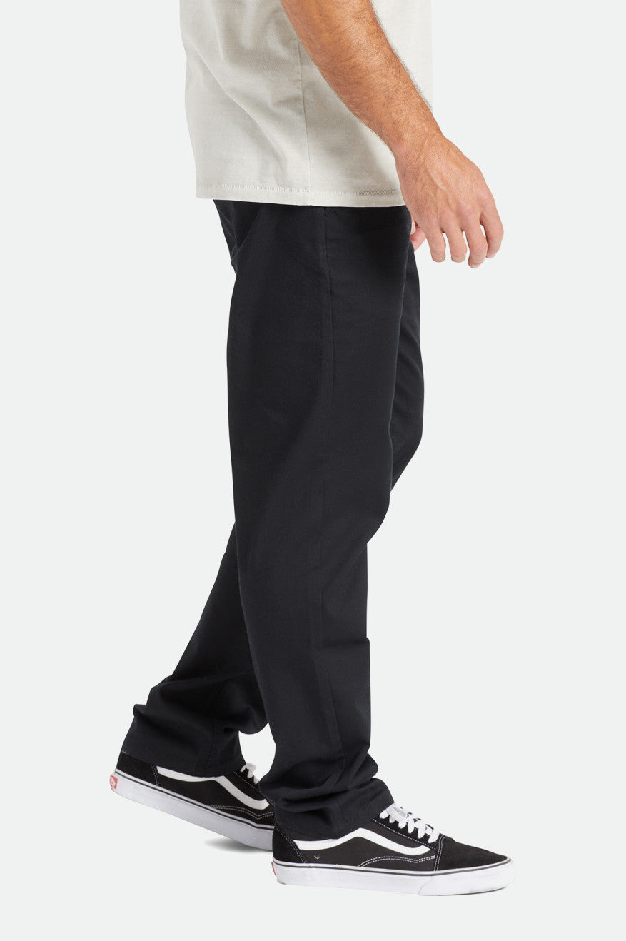 Brixton Choice Chino Regular Bukser Herre Sort | 5926SJEHZ