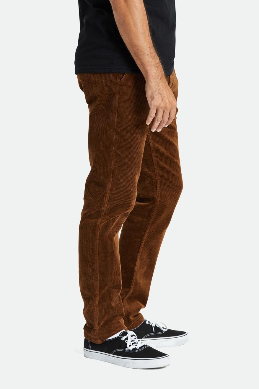 Brixton Choice Chino Regular Bukser Herre Brune | 7314EWDHB