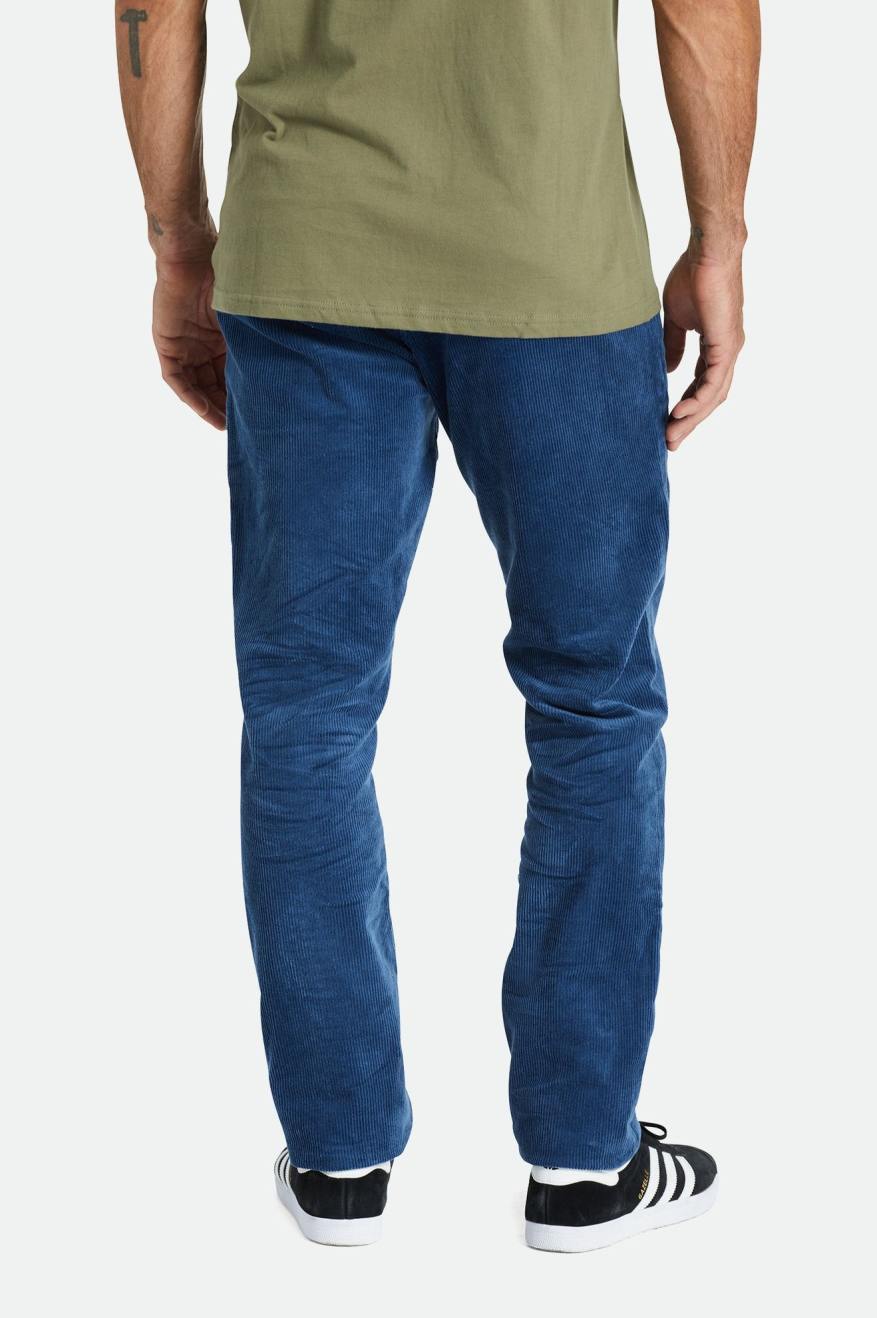 Brixton Choice Chino Regular Bukser Herre Blå | 7530CKRLB