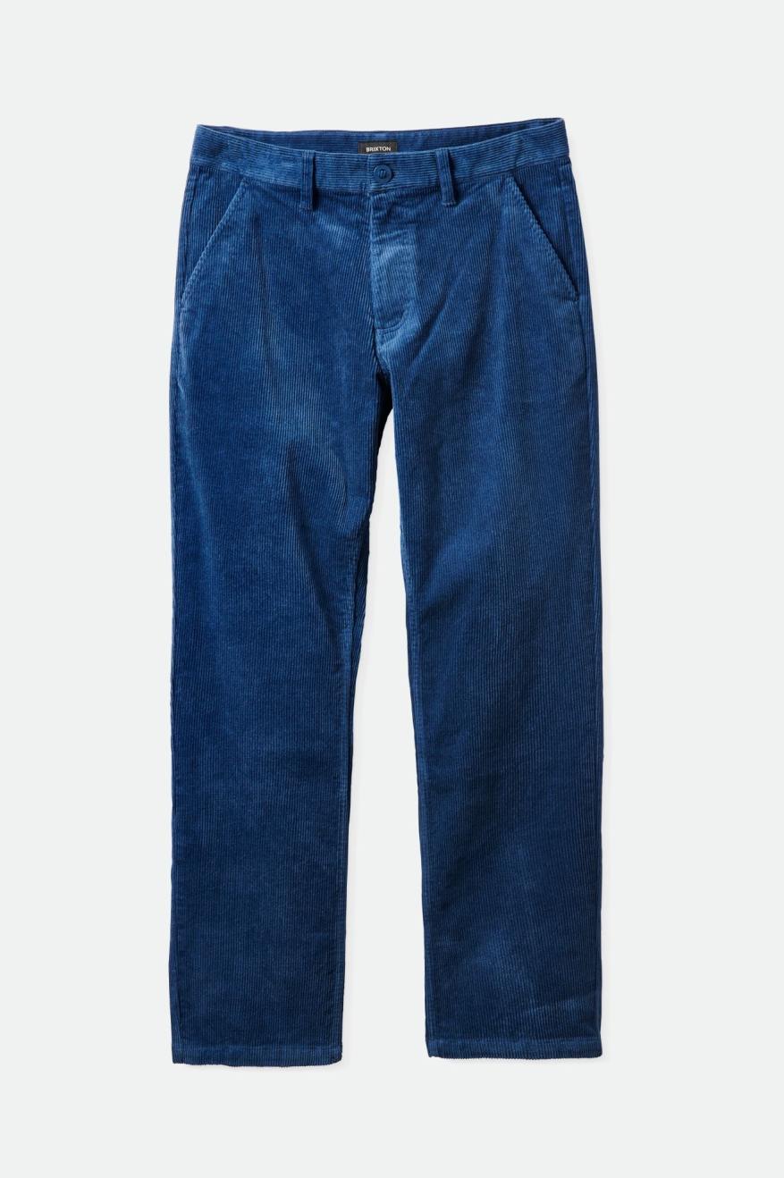 Brixton Choice Chino Regular Bukser Herre Blå | 7530CKRLB