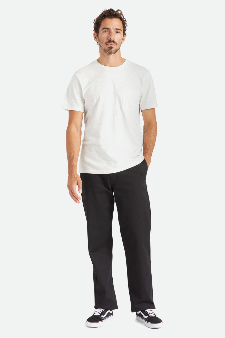 Brixton Choice Chino Relaxed Bukser Herre Sort | 1569XTMIK