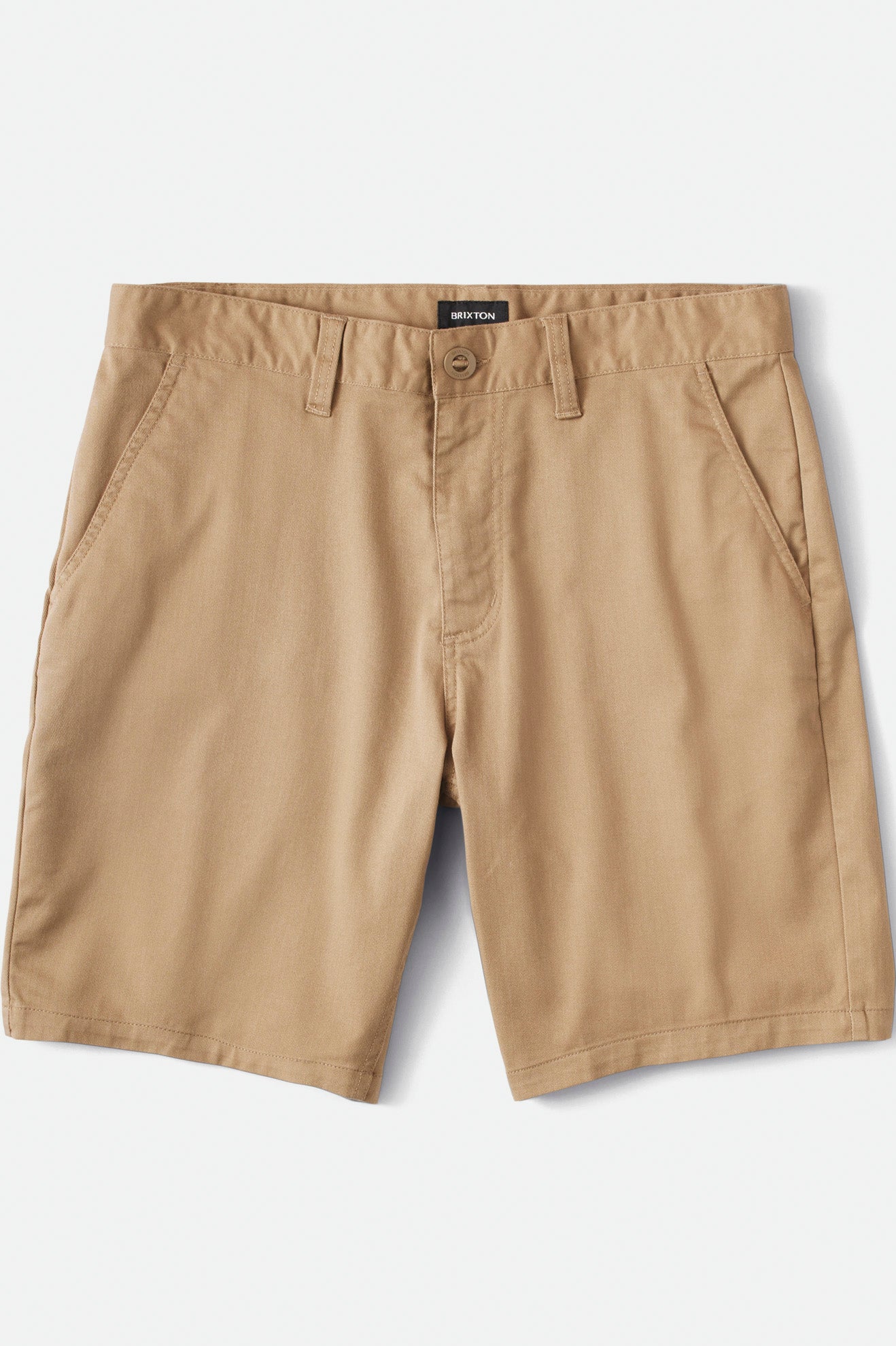 Brixton Choice Chino Shorts Herre Khaki | 8793ZOCBF