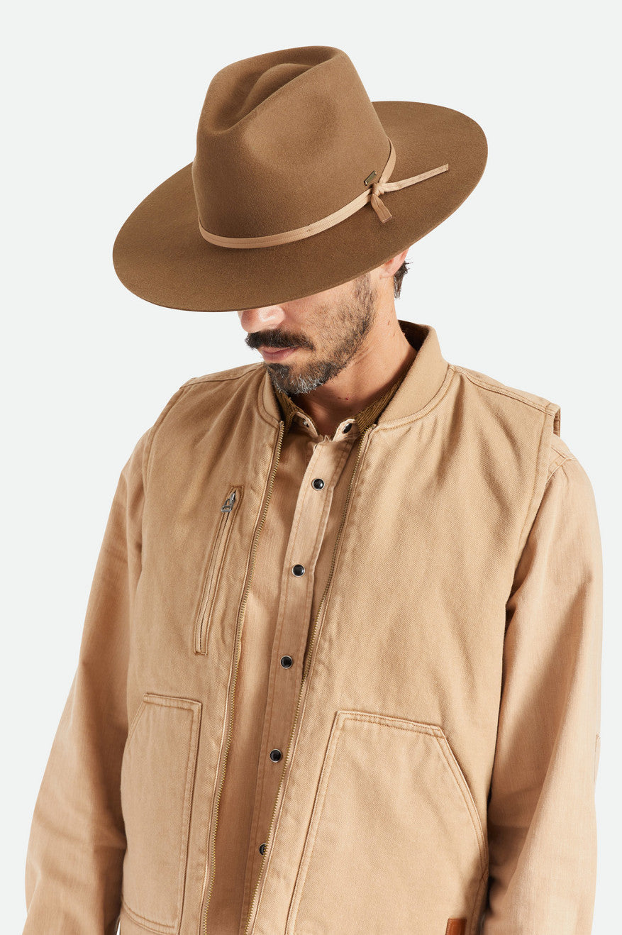 Brixton Cohen Cowboy Hat Dame Brune | 5807UBLPY