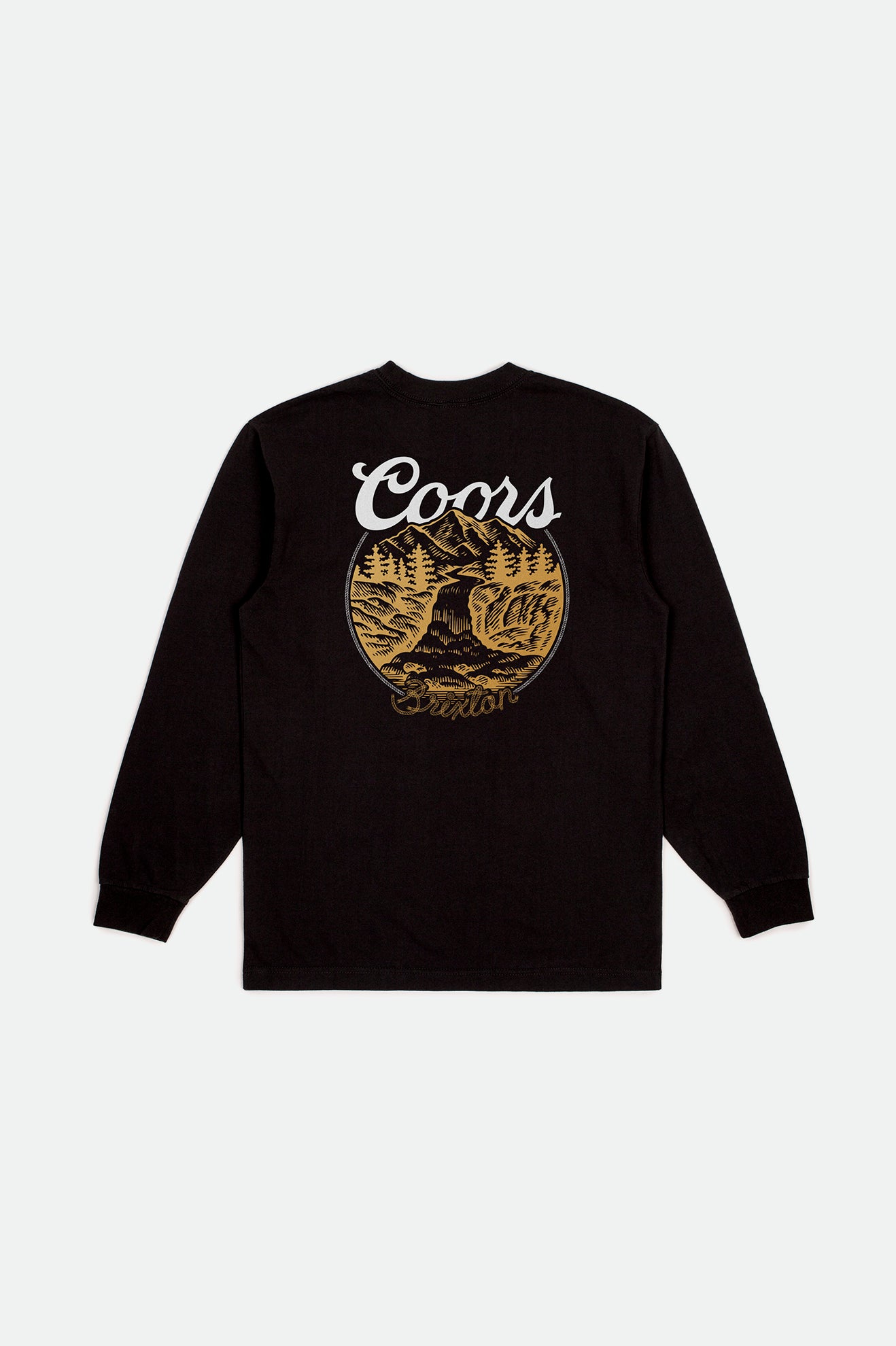 Brixton Coors Rocky L/S Standard Toppe Herre Sort | 2971ZWJQP