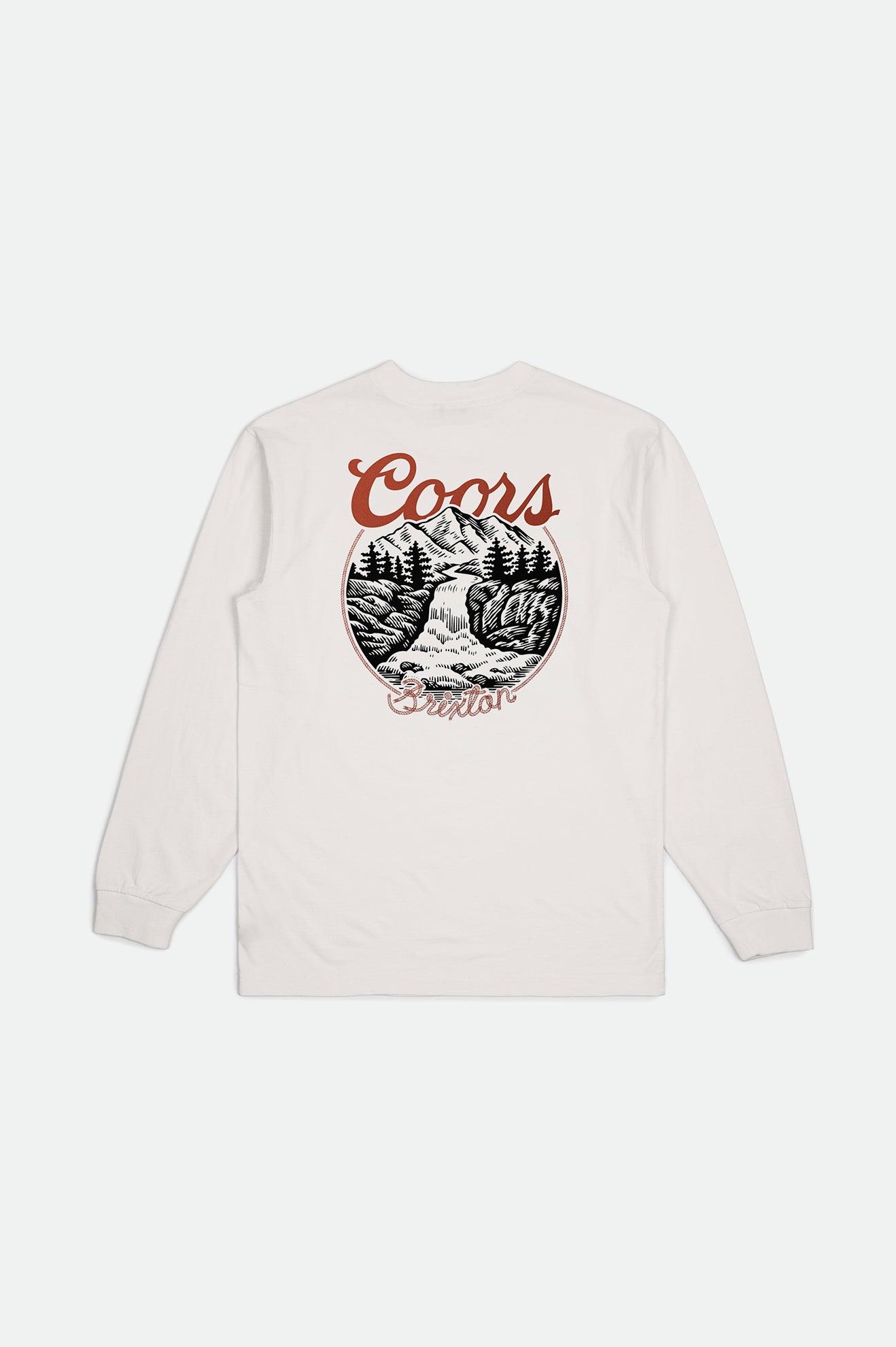 Brixton Coors Rocky L/S Standard Toppe Herre Hvide | 5417AWUBL