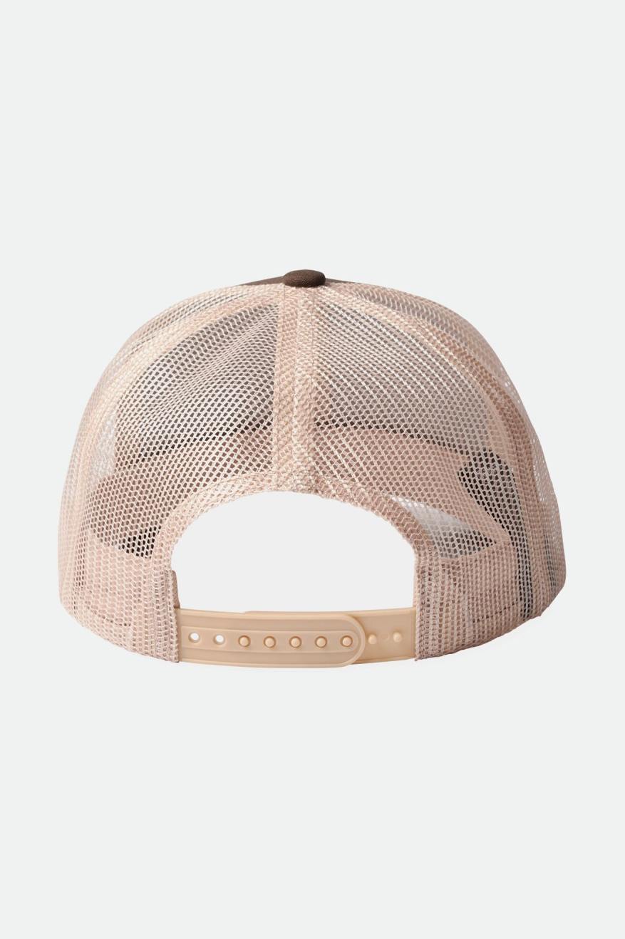 Brixton Crest NetPlus MP Mesh Cap Kasketter Herre Brune | 5701CFVWJ