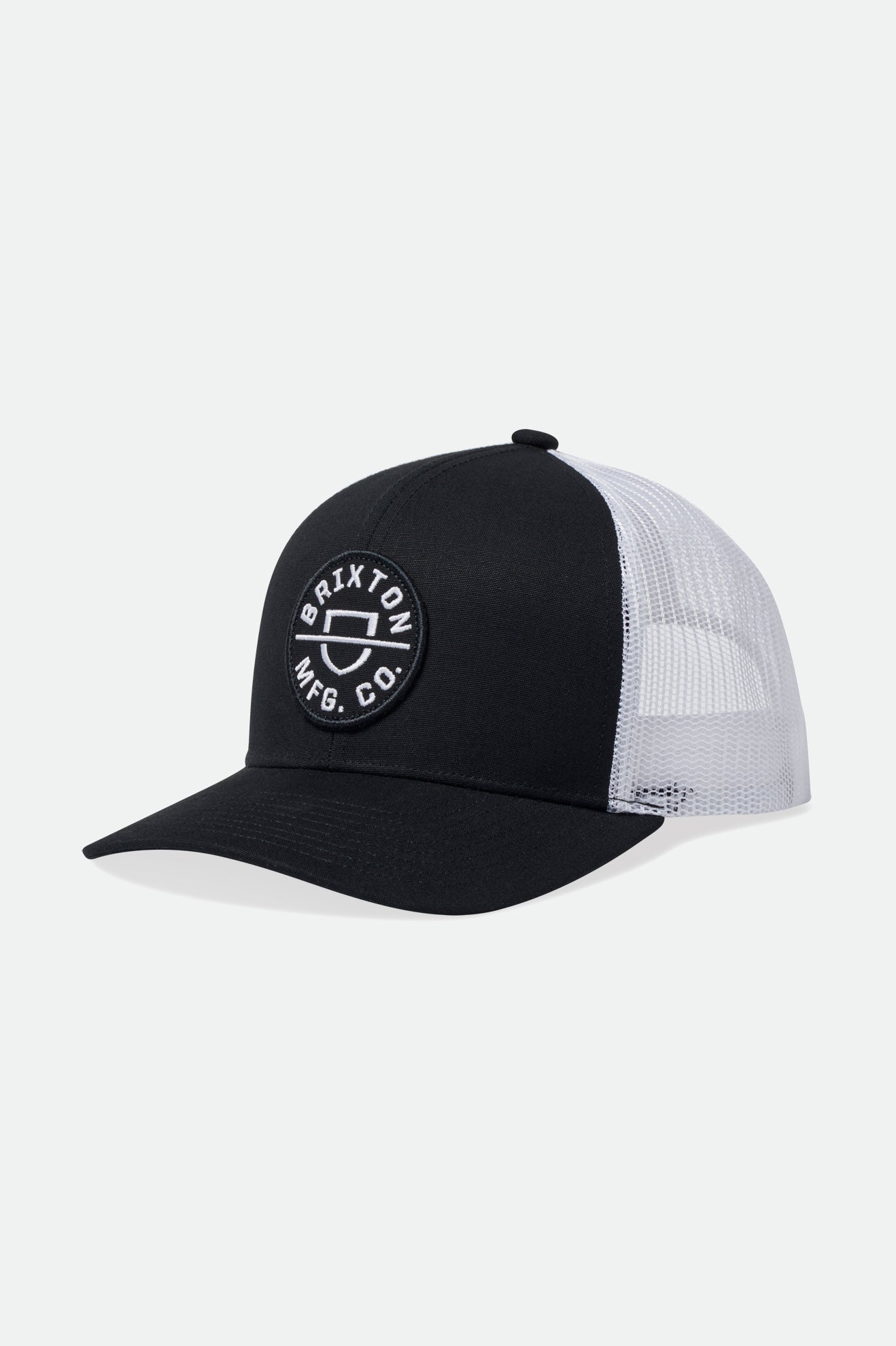 Brixton Crest NetPlus MP Trucker Hat Kasketter Herre Sort | 7253TNOEU