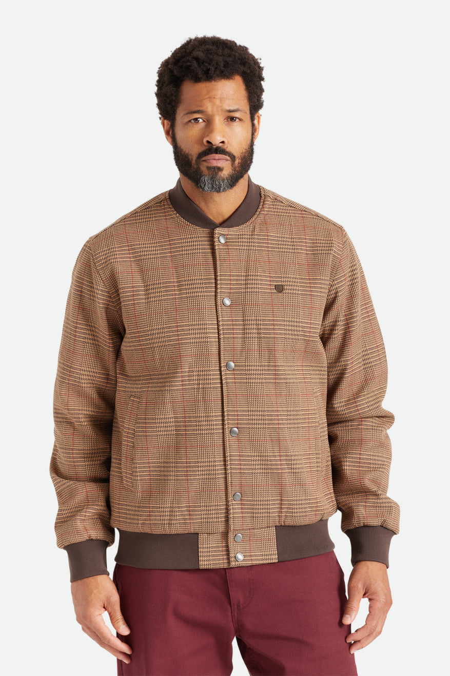 Brixton Dillinger Bomber Jakke Herre Brune | 7368IDGOP