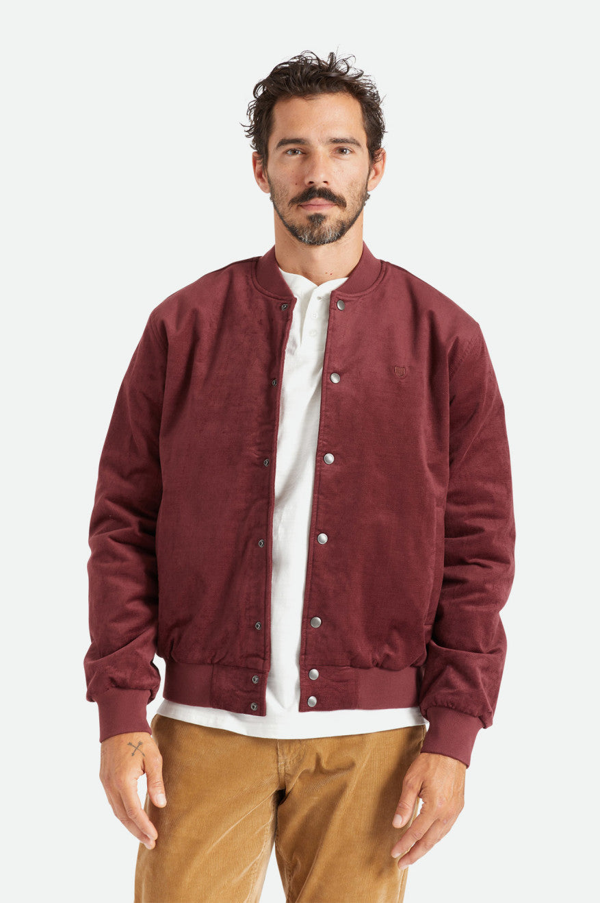 Brixton Dillinger Bomber Jakke Herre Rød | 1562VPQXM