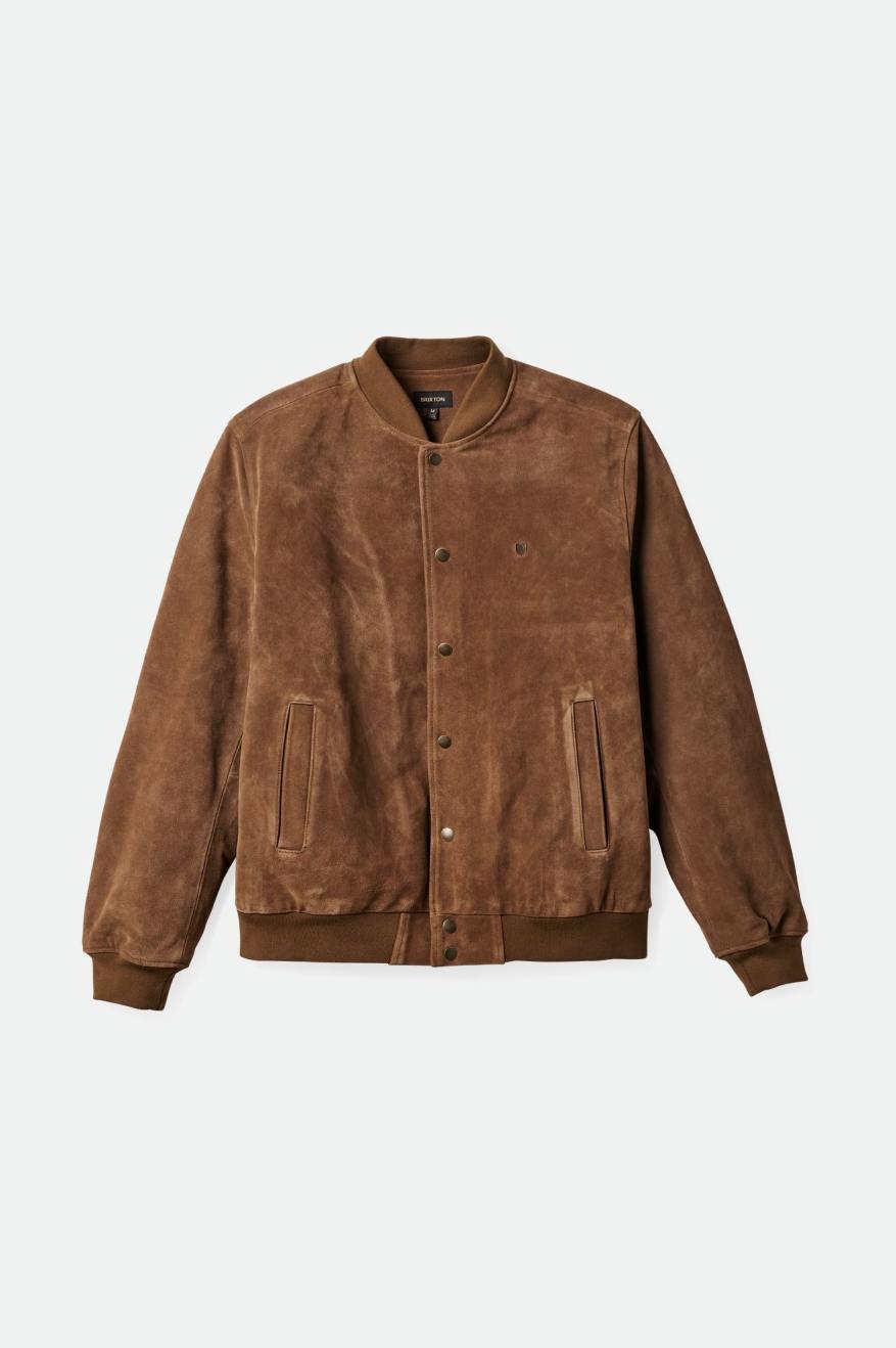 Brixton Dillinger Reserve Ruskind Bomber Jakke Herre Brune | 5236LOTYN