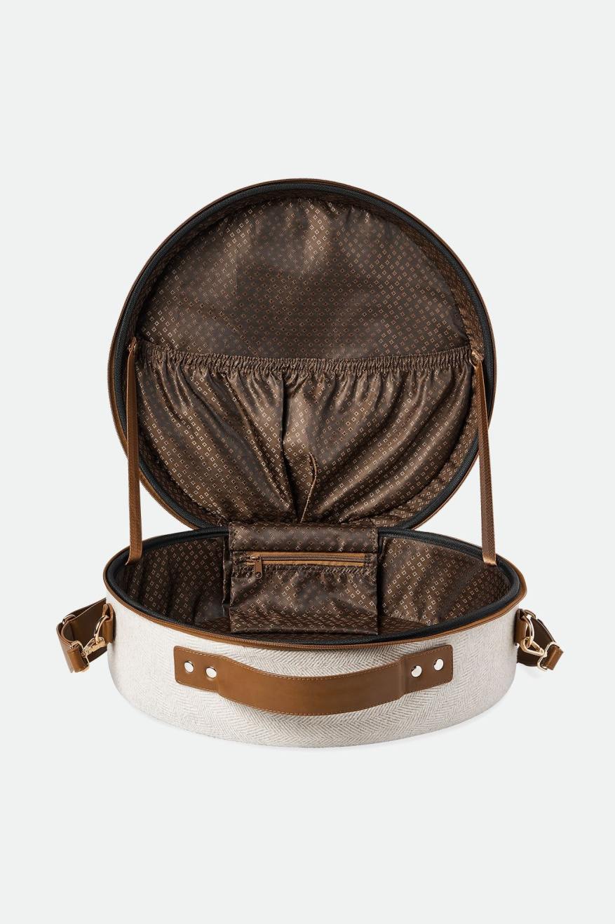 Brixton Done Proper Fedora Travel Case Accessories Unisex Hvide Beige | 3106VRKNF