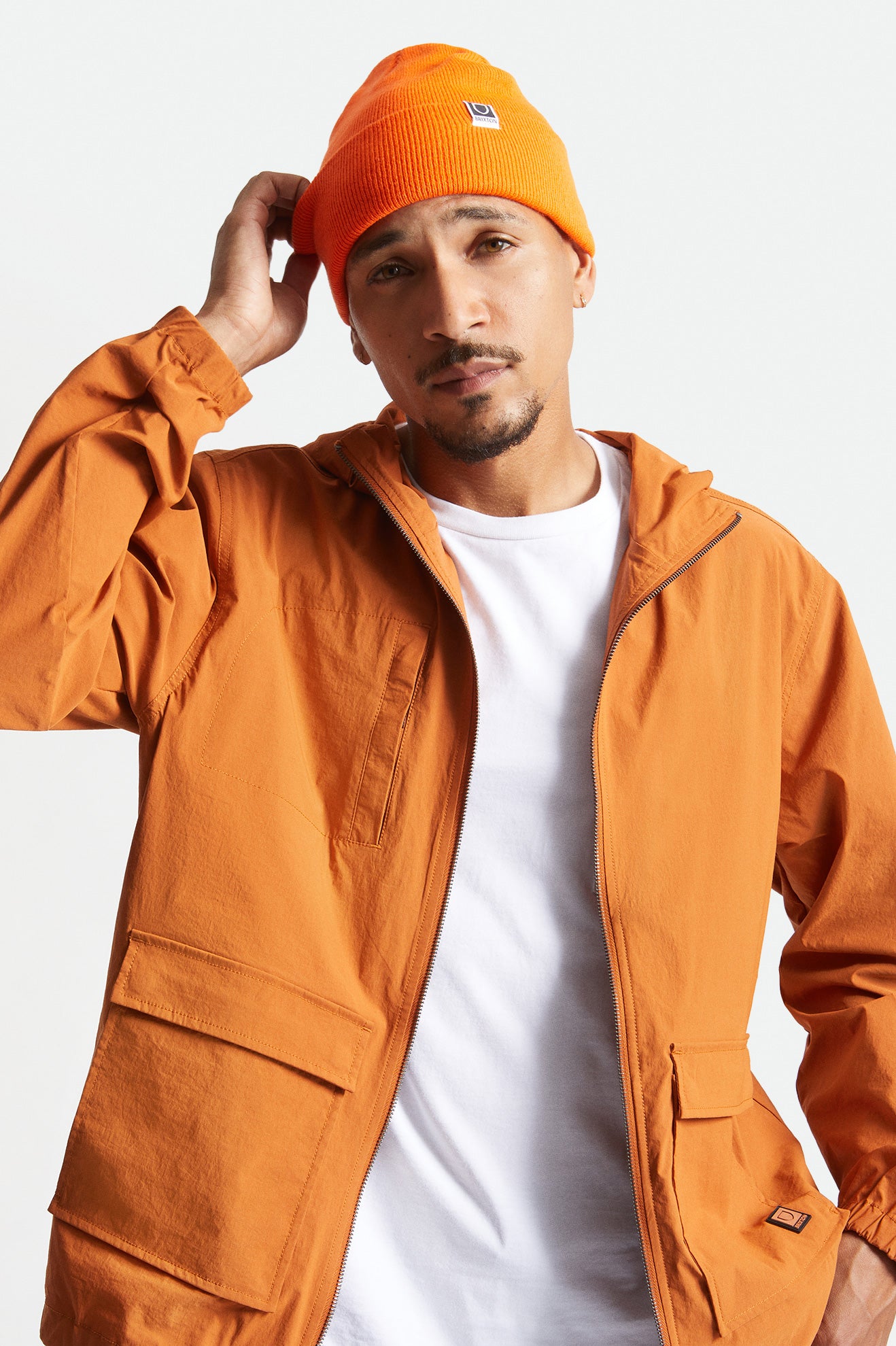 Brixton Harbor Beta Watch Cap Hue Dame Orange | 7695NPBVH