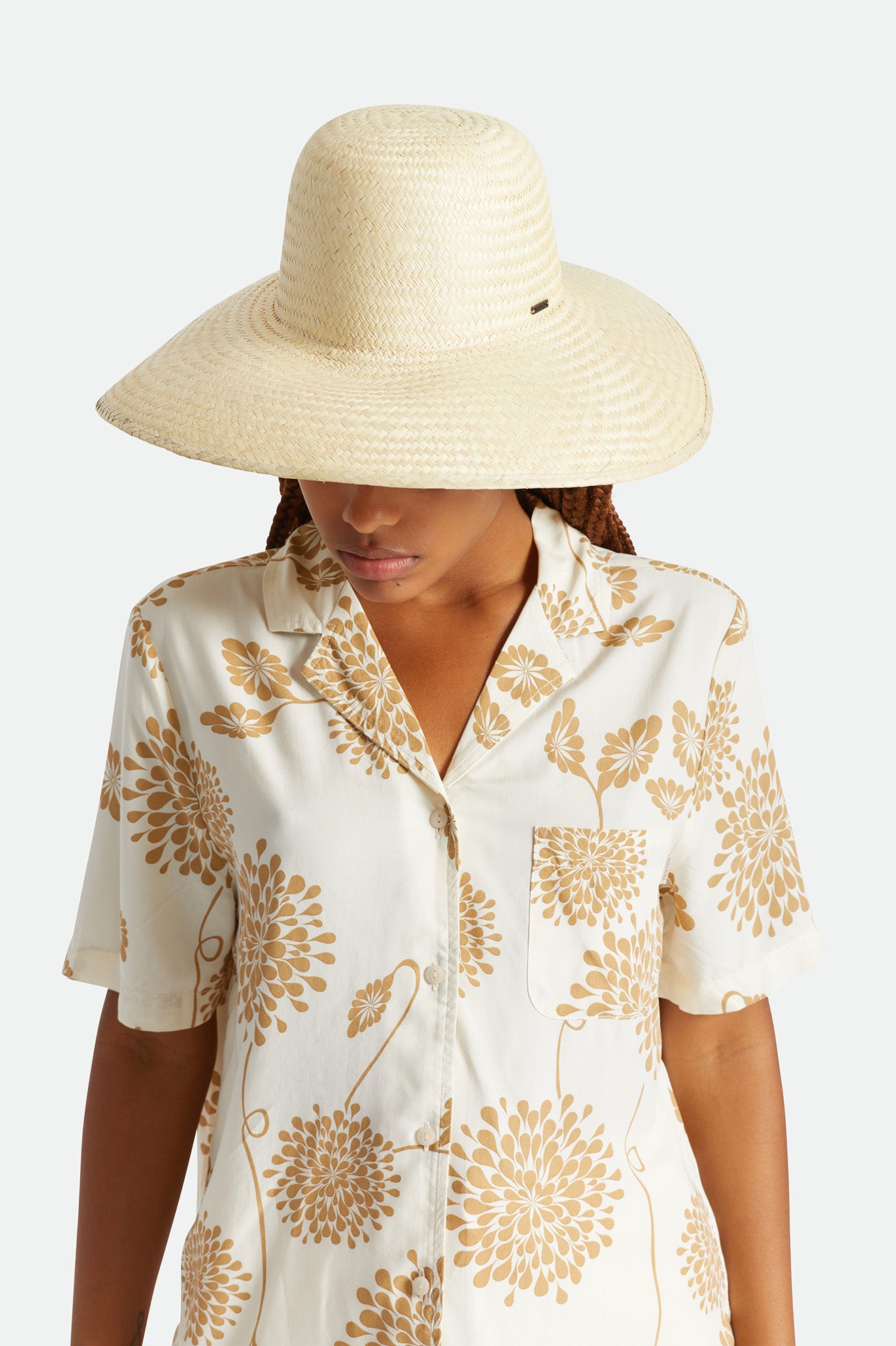 Brixton Janae Sun Hat Hat Dame Beige | 8476RVAOP