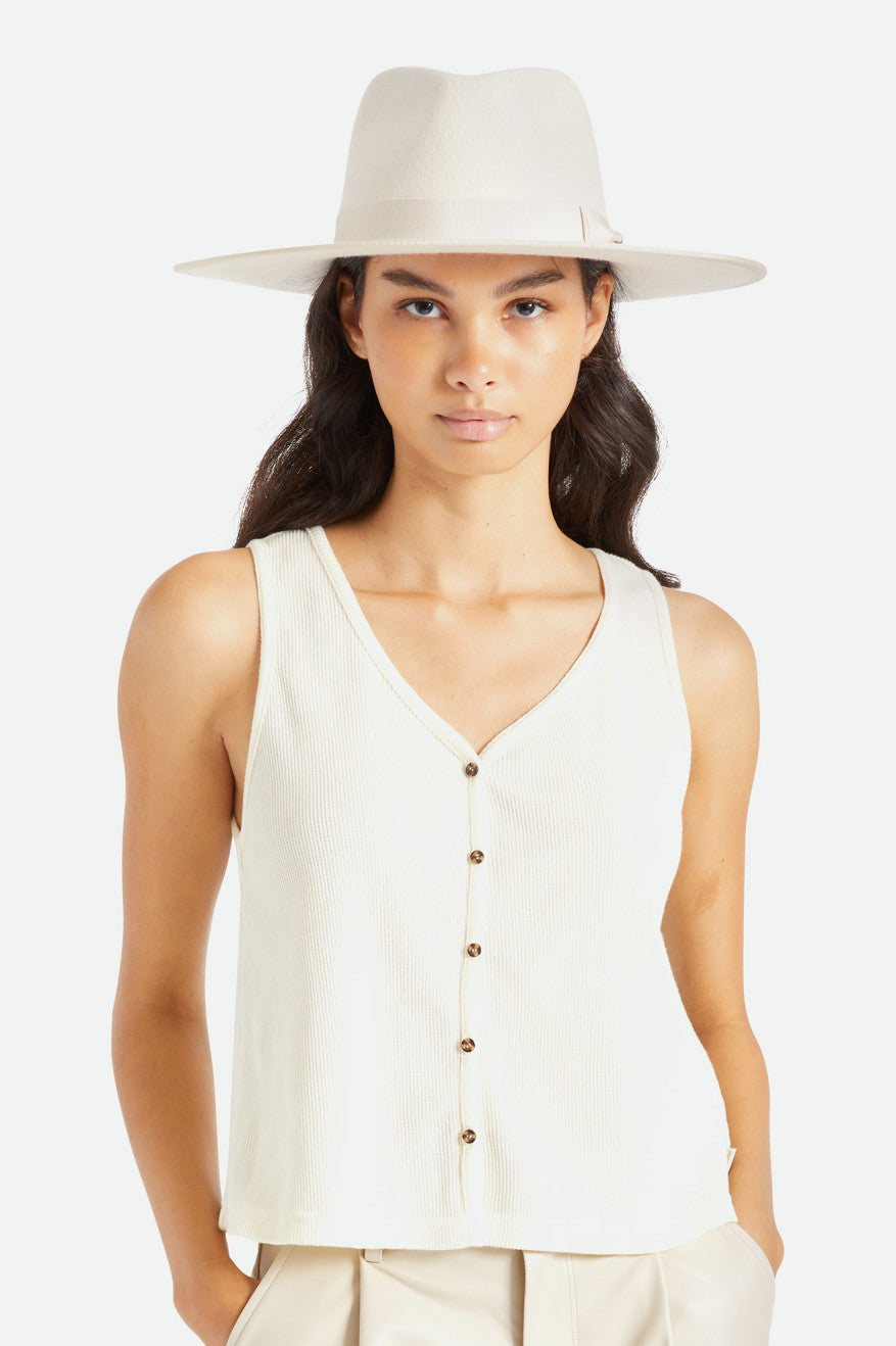 Brixton Jo Rancher Hat Hat Dame Hvide | 8561YKSAR