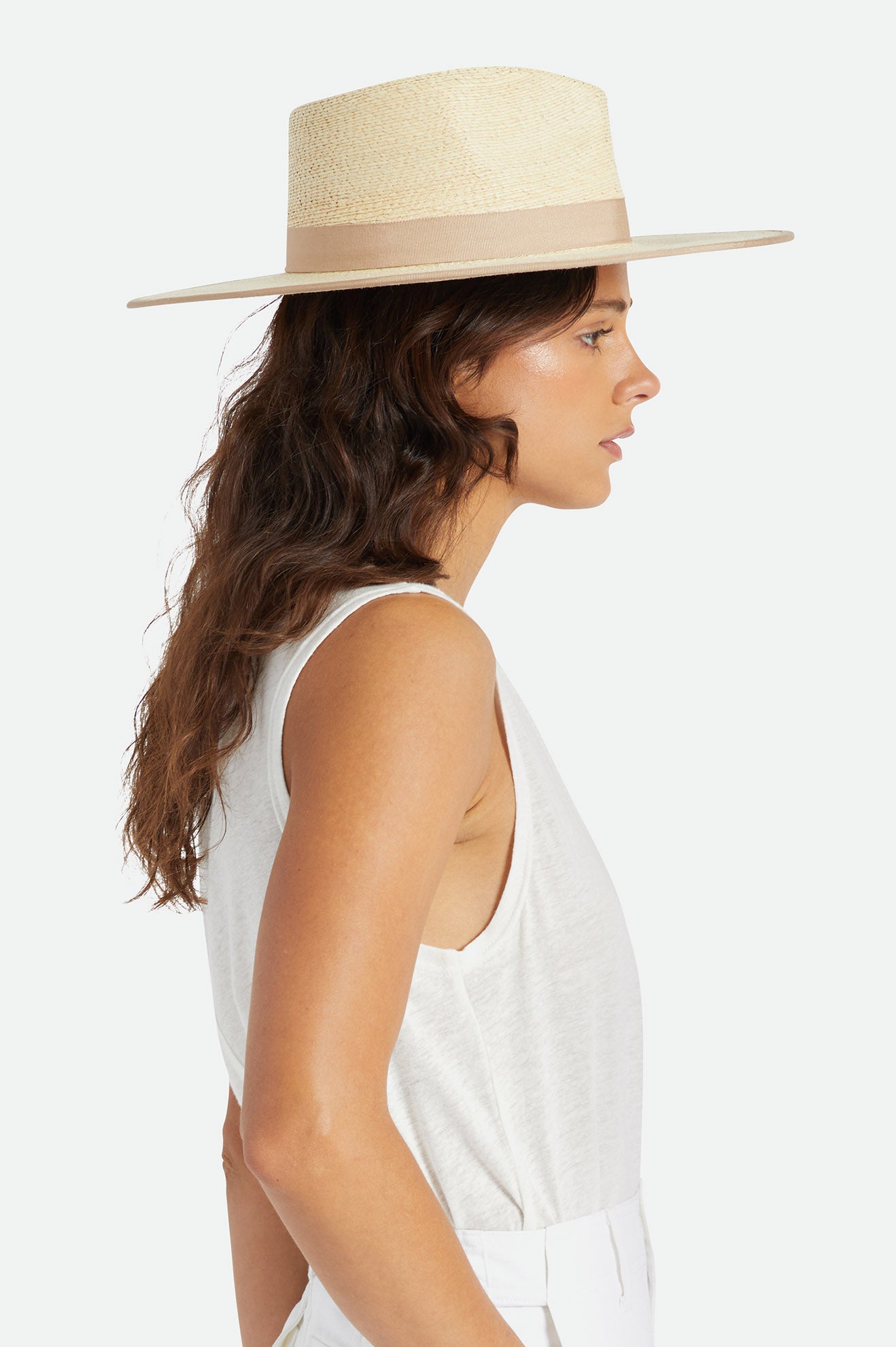 Brixton Jo Straw Rancher Hat Hat Dame Beige | 4186ZUVFR