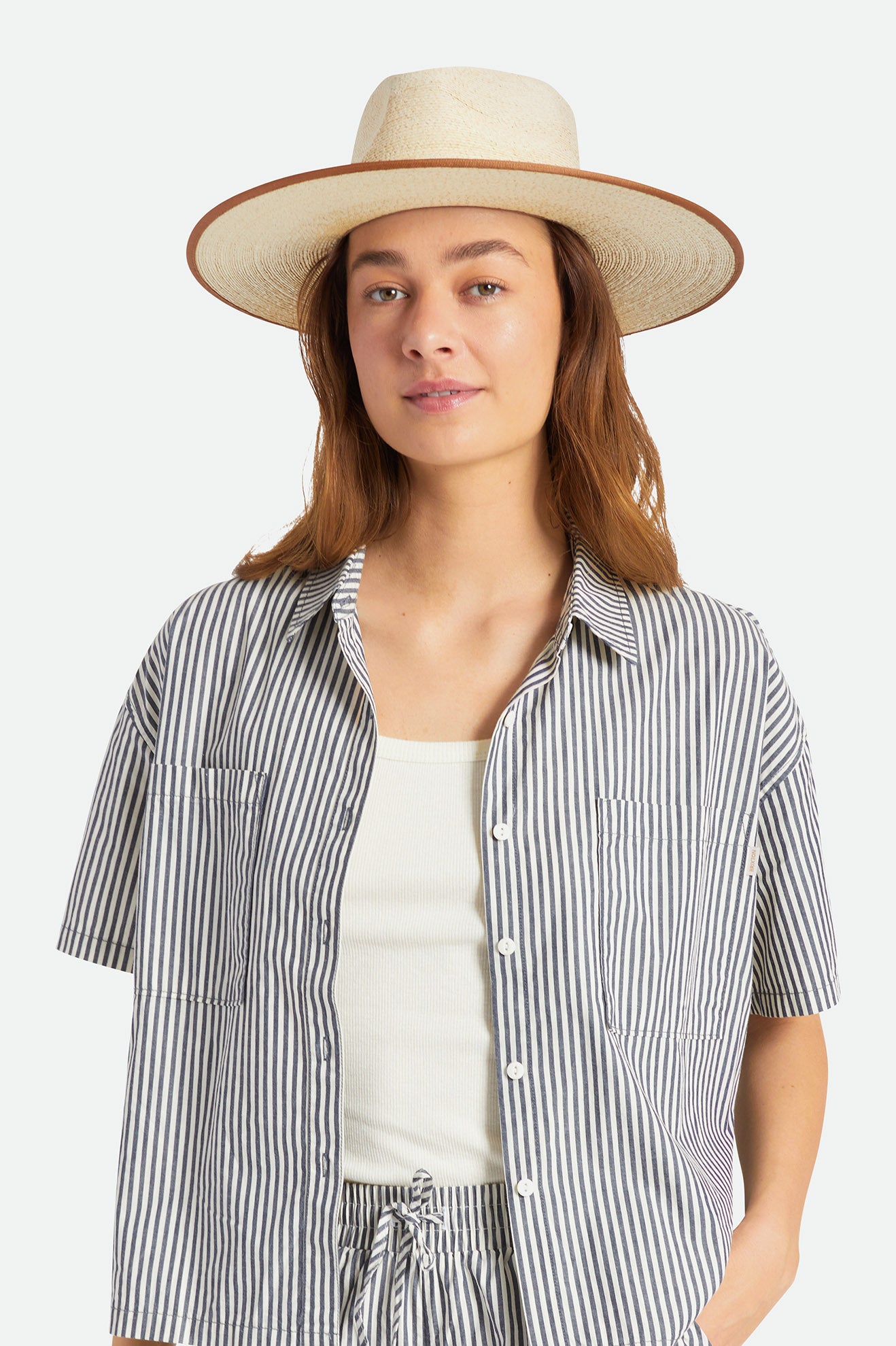 Brixton Jo Straw Rancher Hat Hat Dame Beige | 7359LBVYW