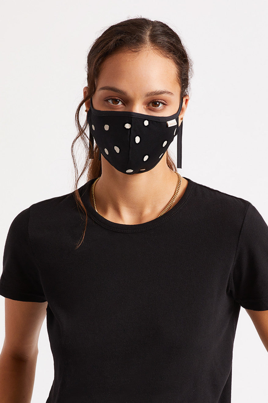 Brixton Lette Antimicrobial Maske Unisex Sort | 6782LGDPT